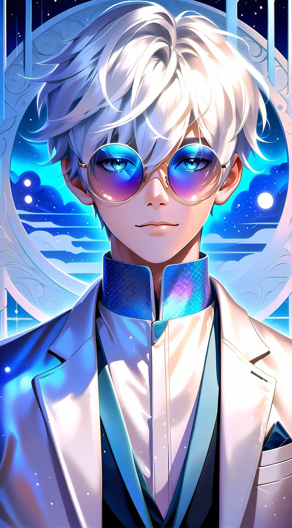 ai character: Gojo x Yuuji background