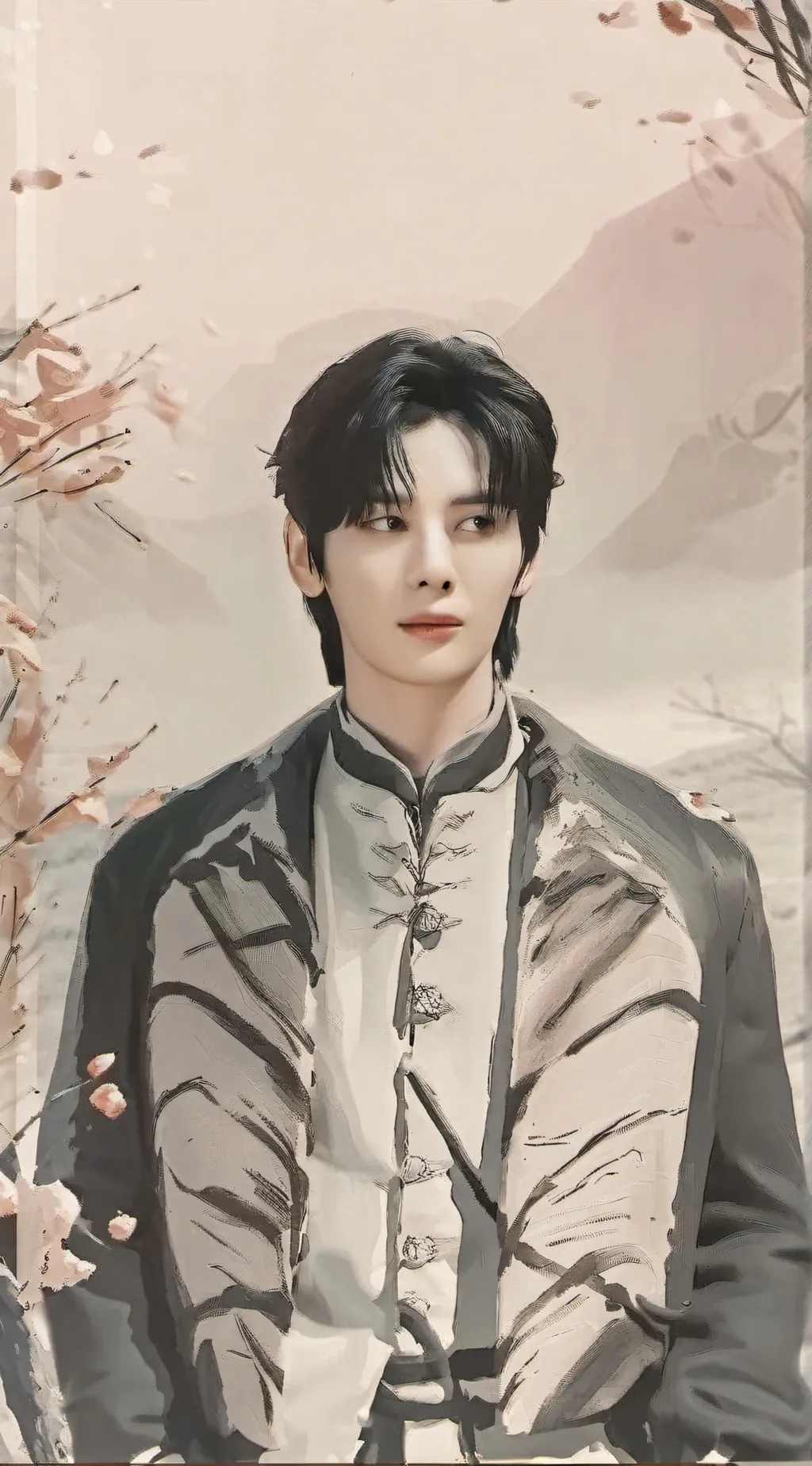 ai character: Taesan Han  background