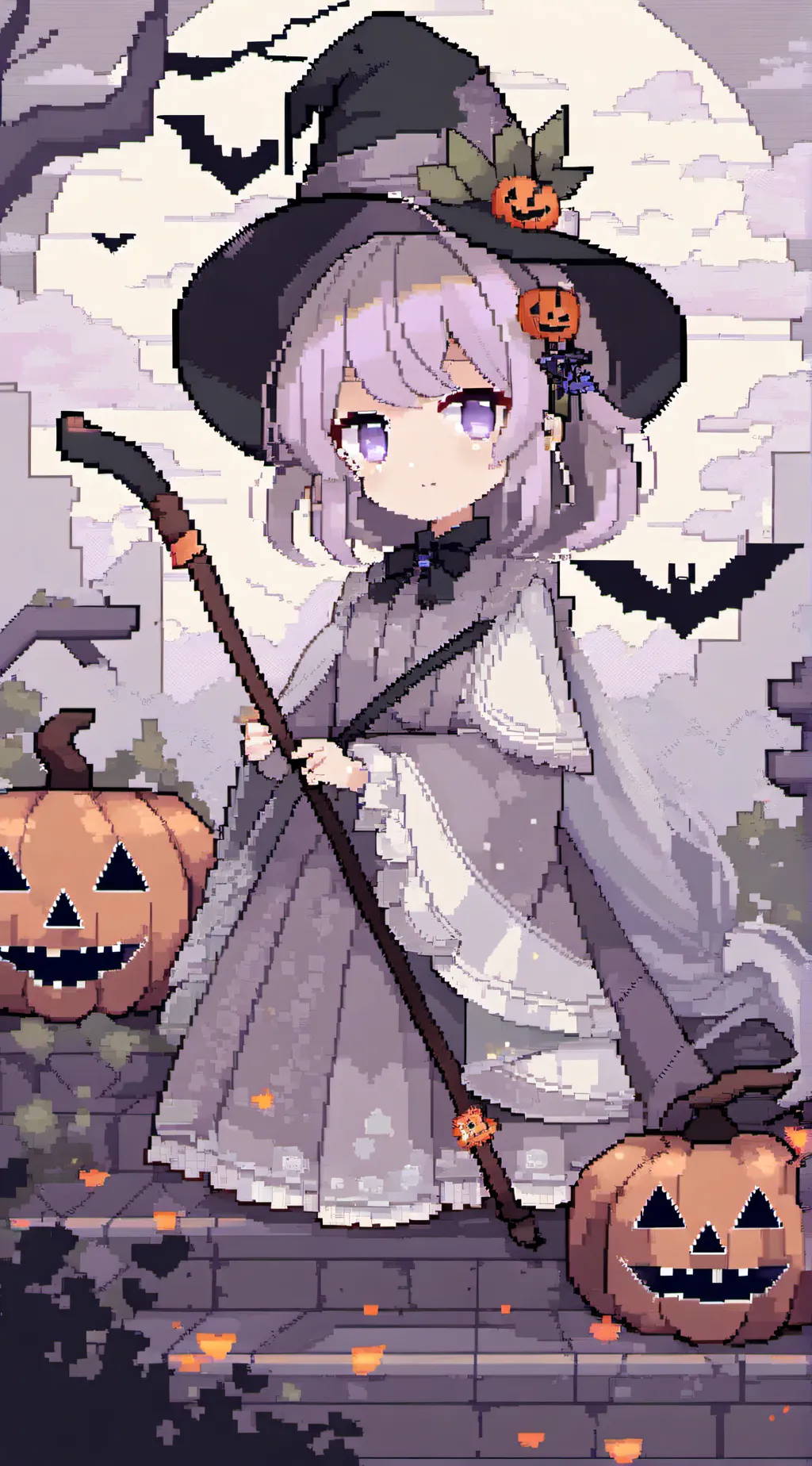 ai character: FPE Halloween🧡 background