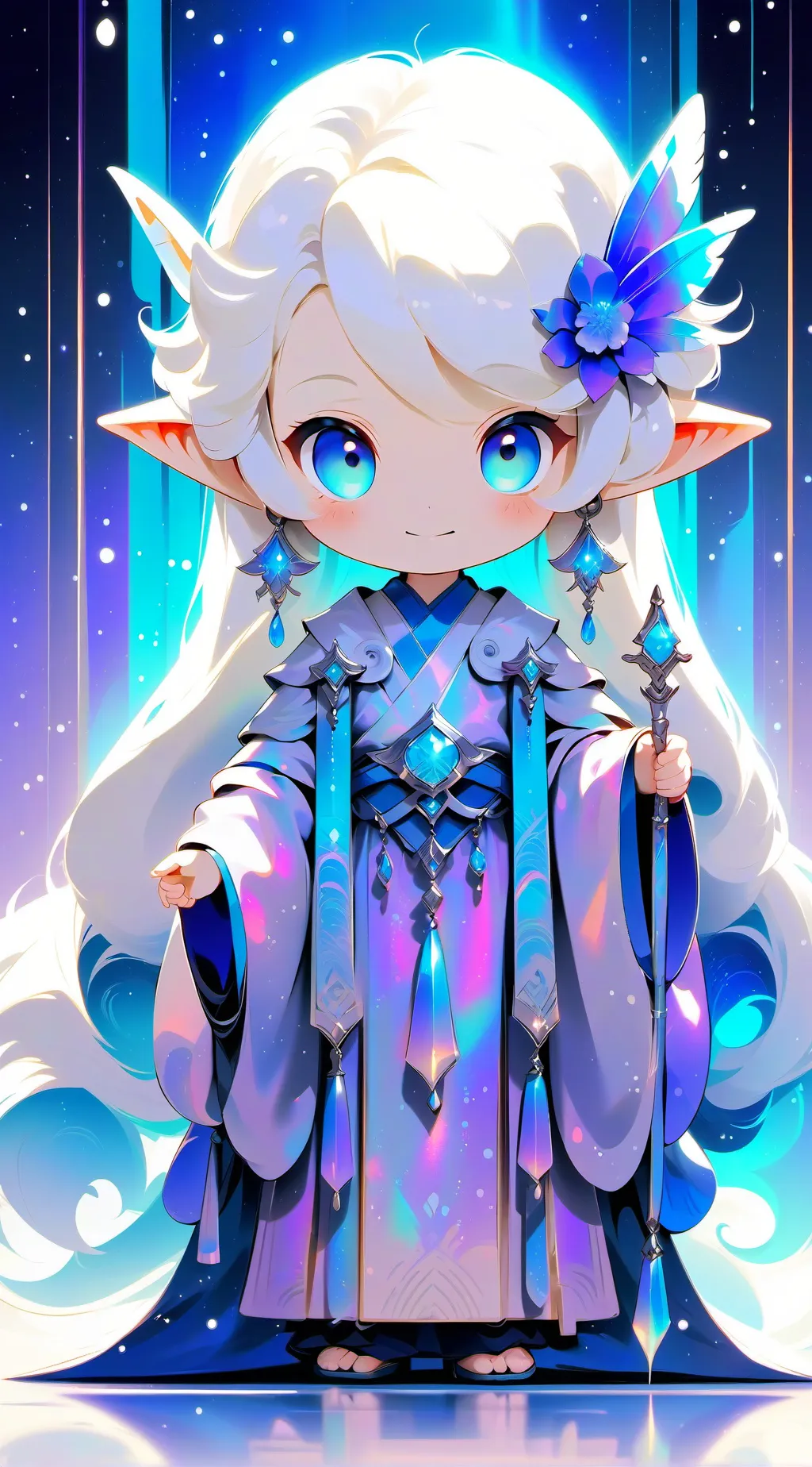ai character: Cinnamaroll background