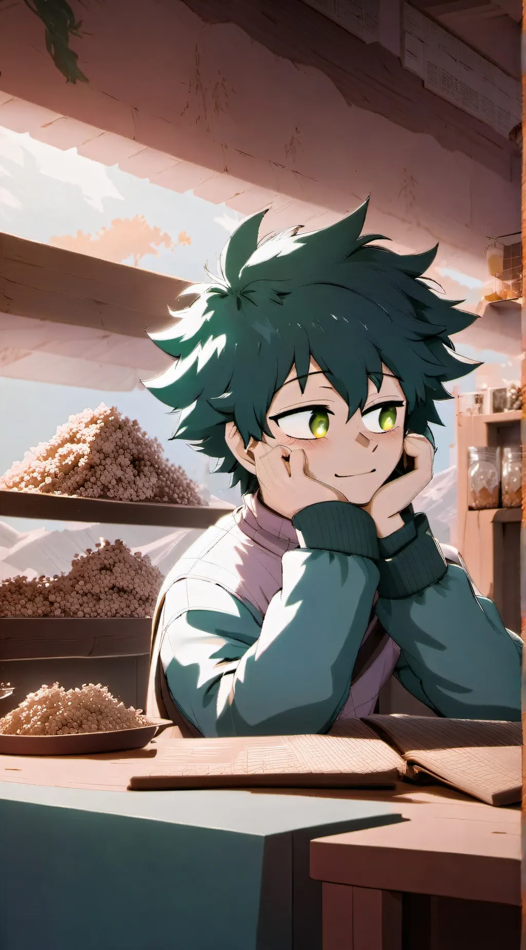 ai character: katsuki background