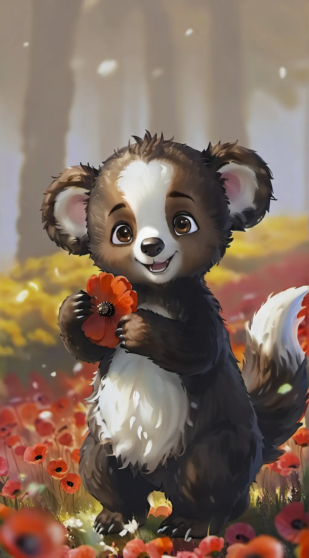 ai character: bearie background