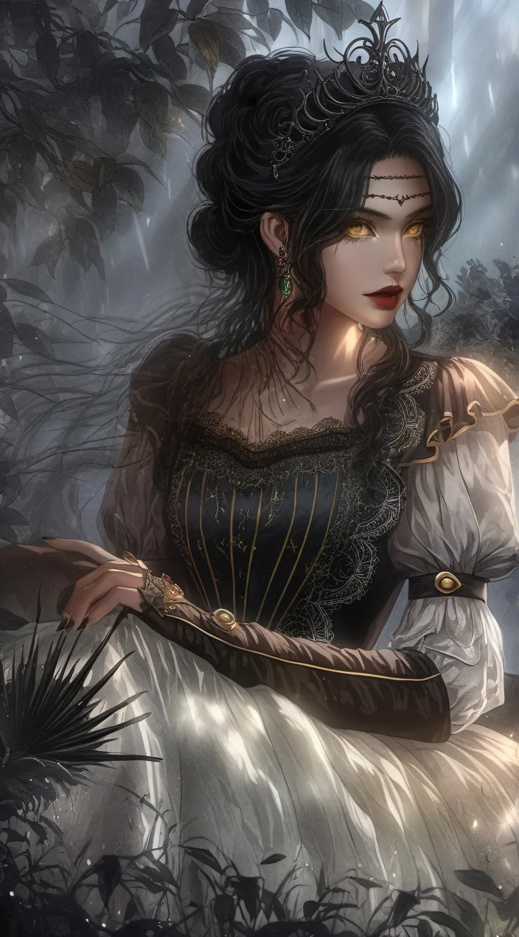 ai character: Freya Moonstone background