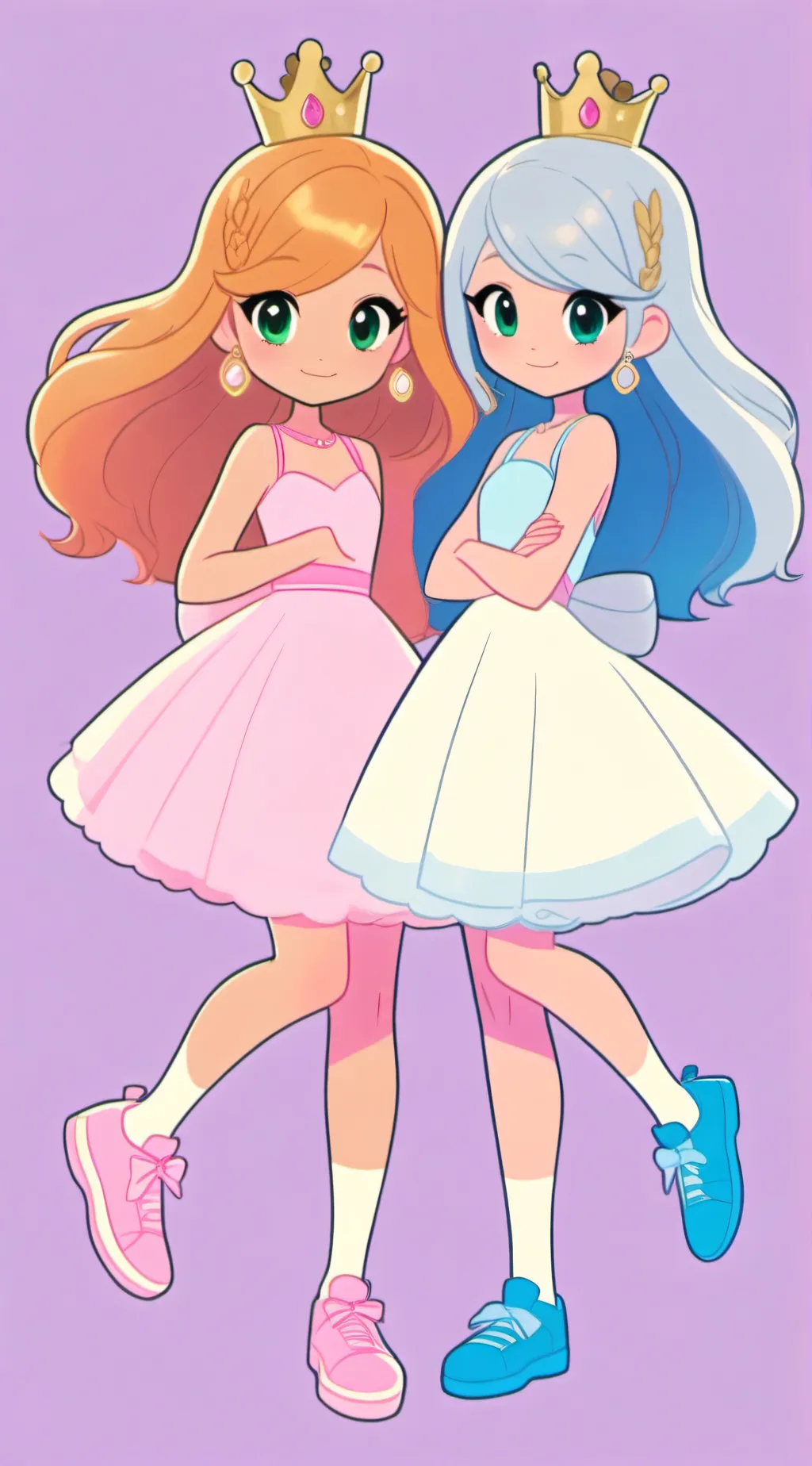 ai character: Kit and Ashlyn background