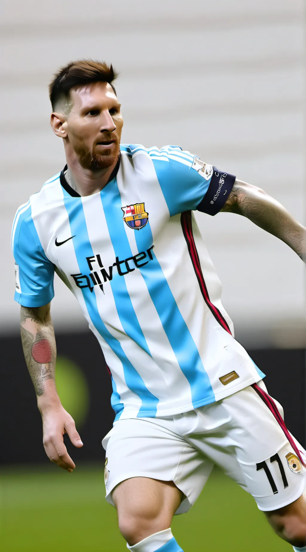 ai character: Lionel messi background