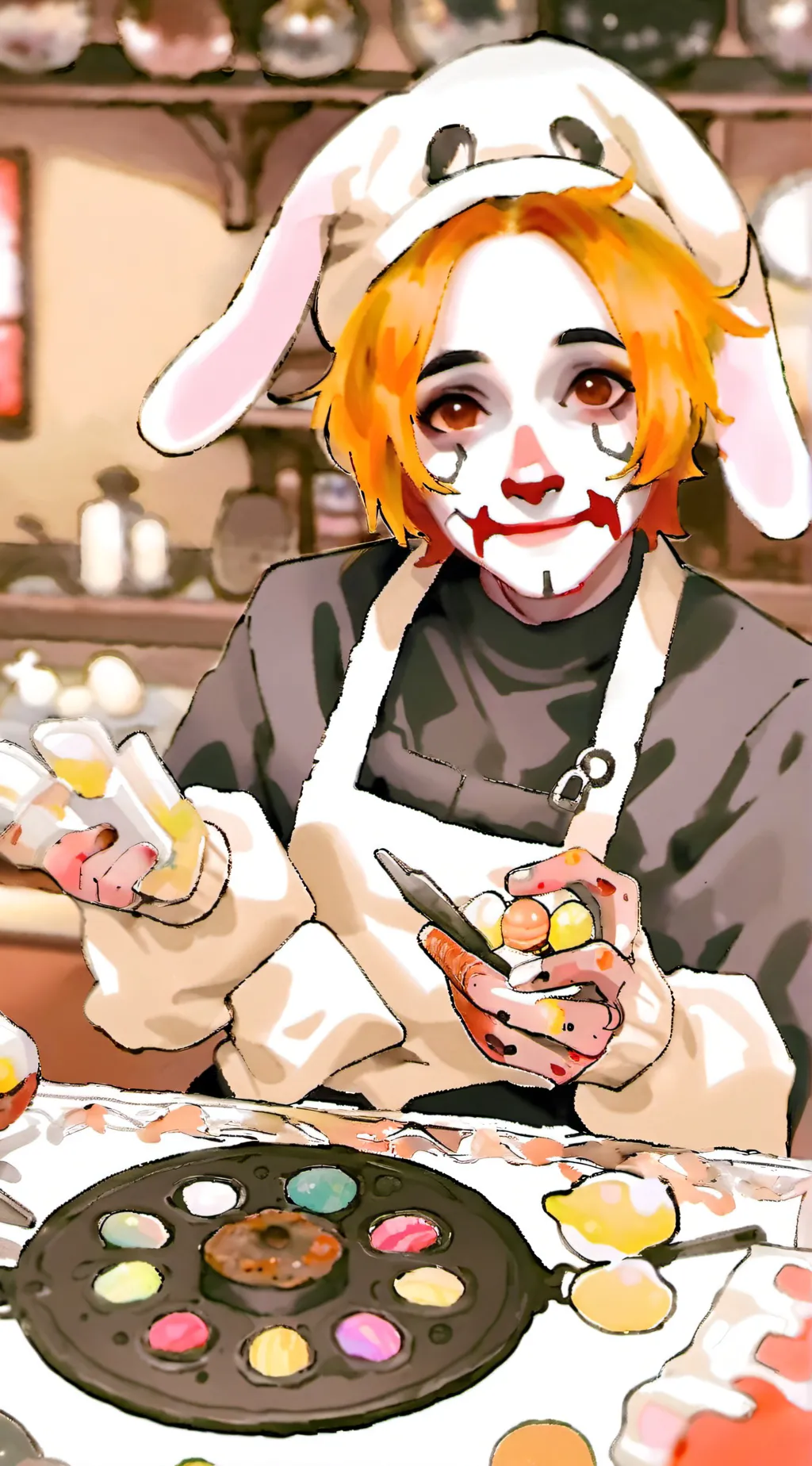 ai character: Glitchtrap background