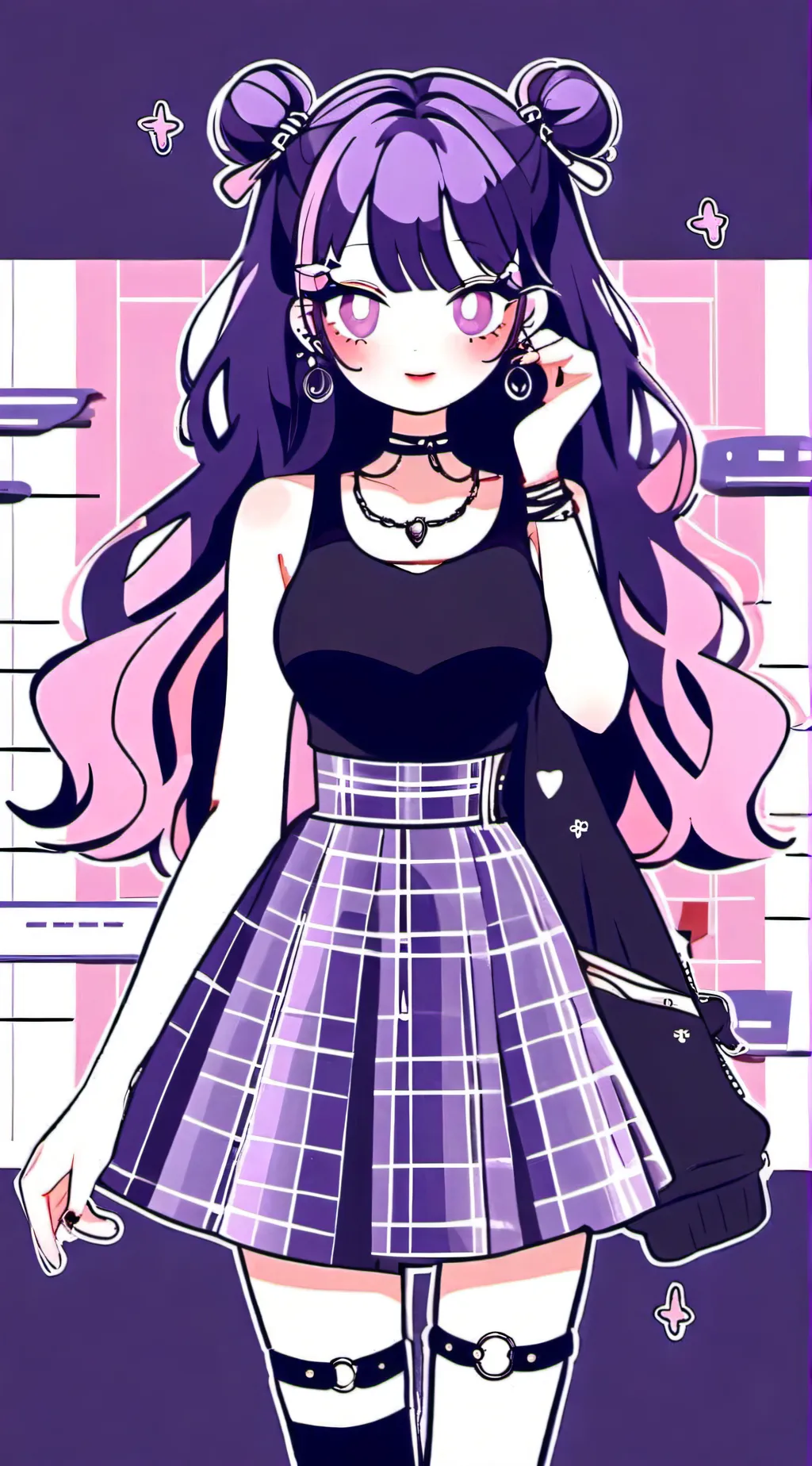 ai character: jax girl background