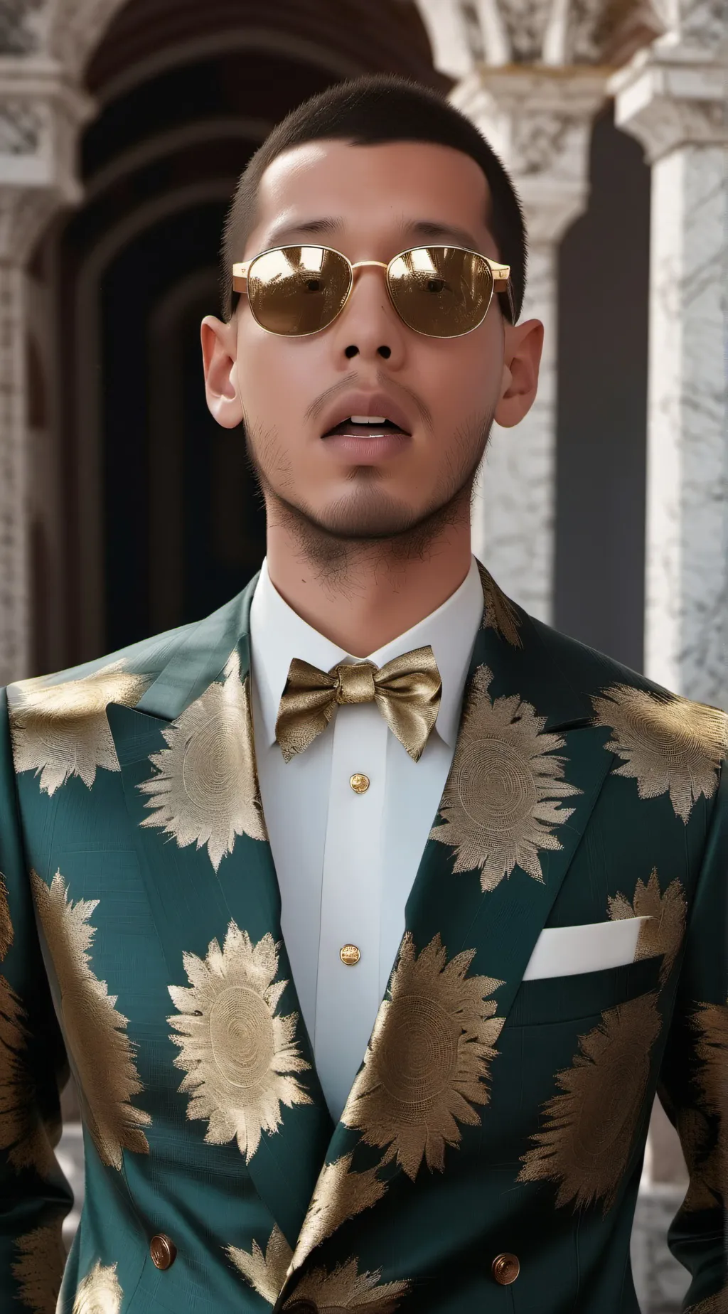 ai character: rich man background