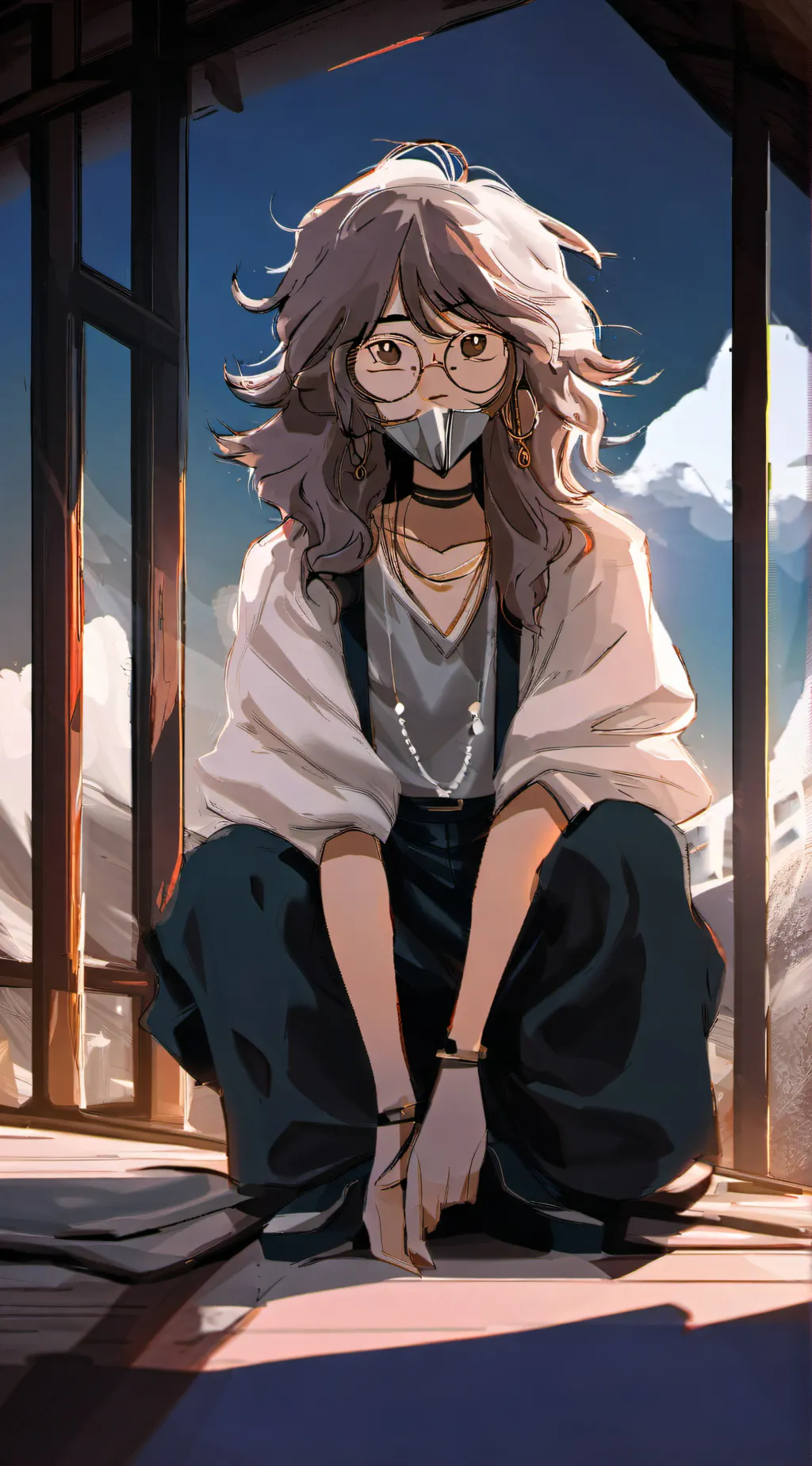 ai character: uj(new OC)  background