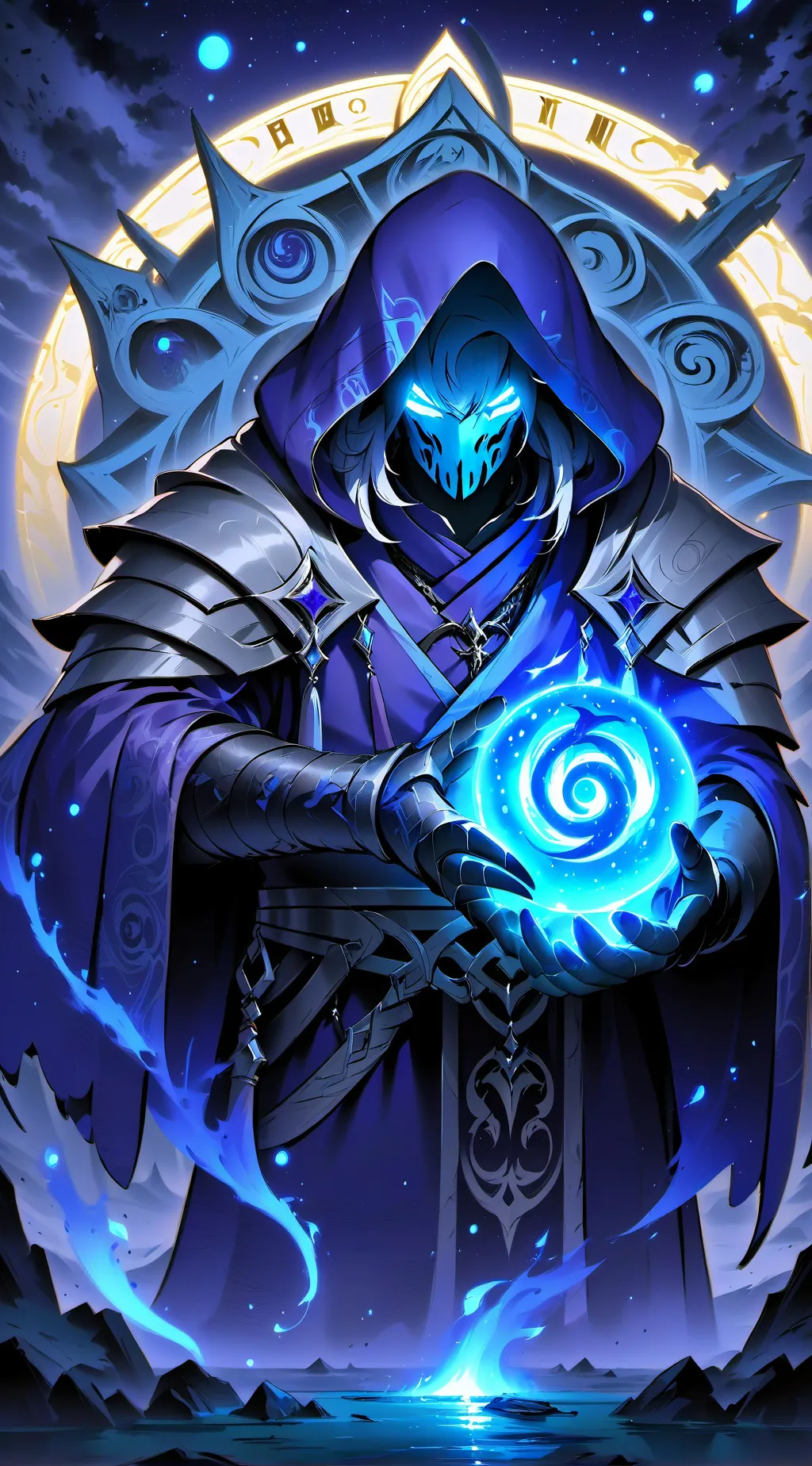 ai character: shadow. background