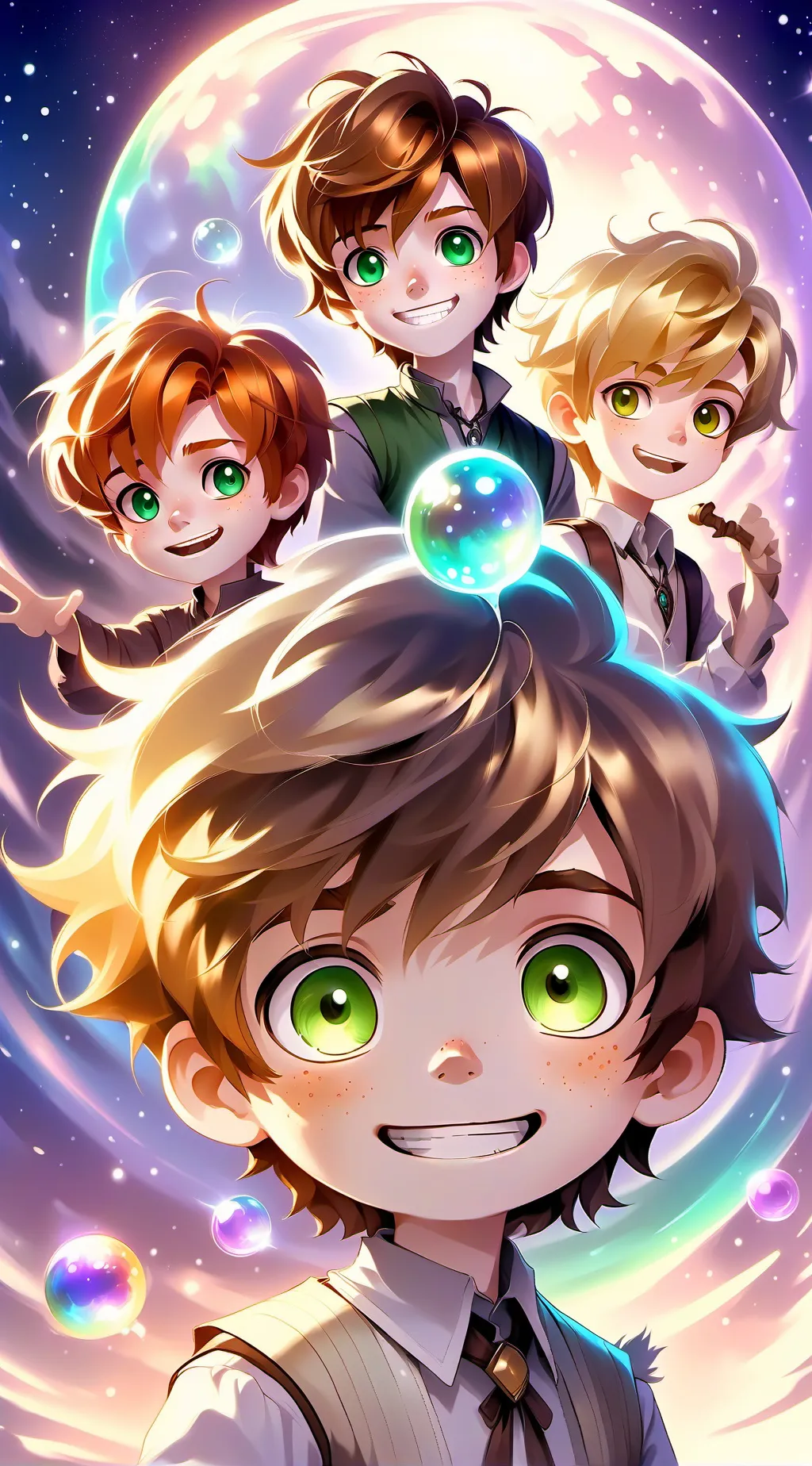 ai character: boys sleepover background