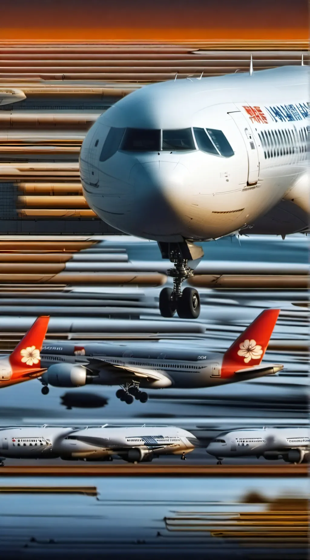 ai character: China airlines 😂 background