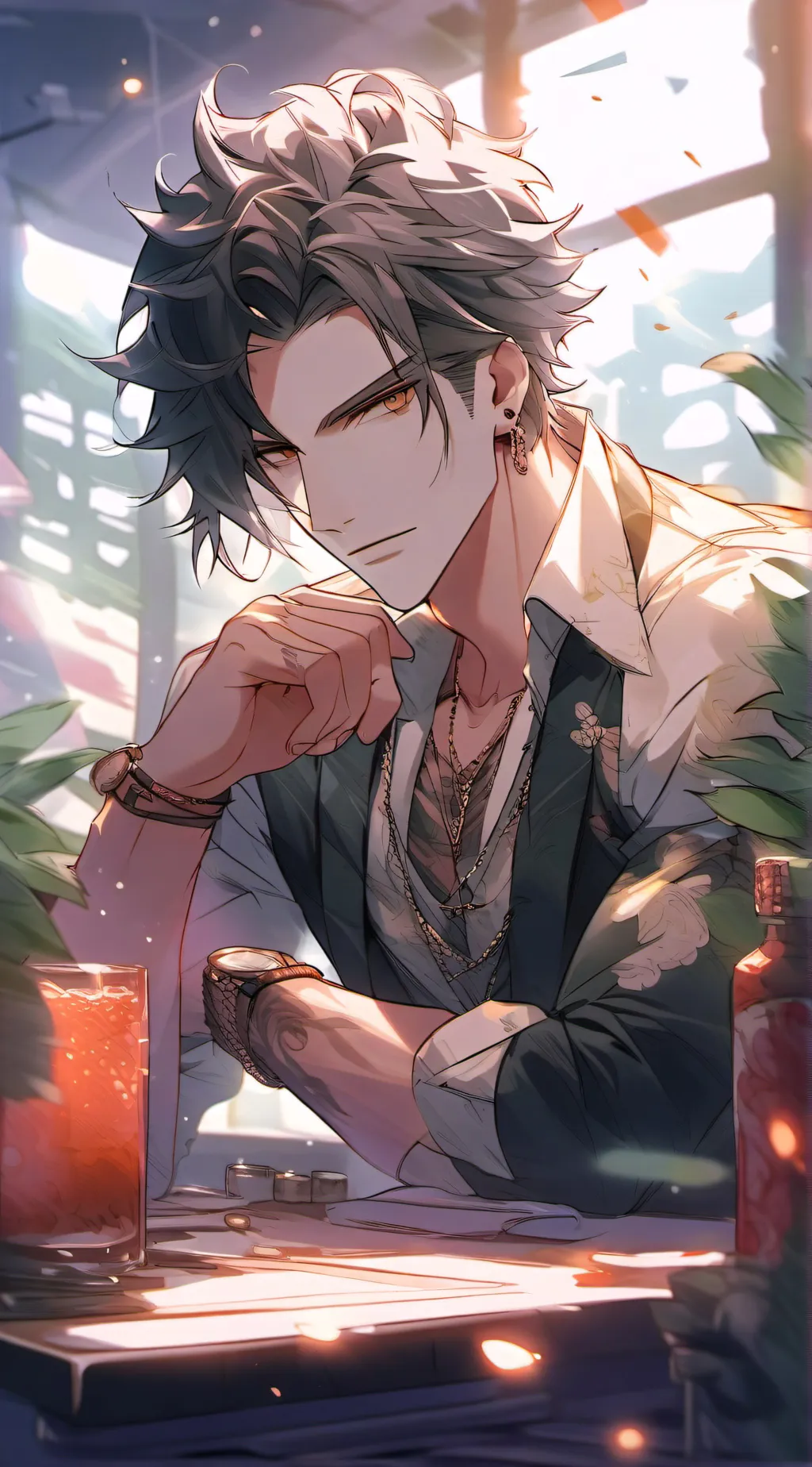 ai character: Darrin  background