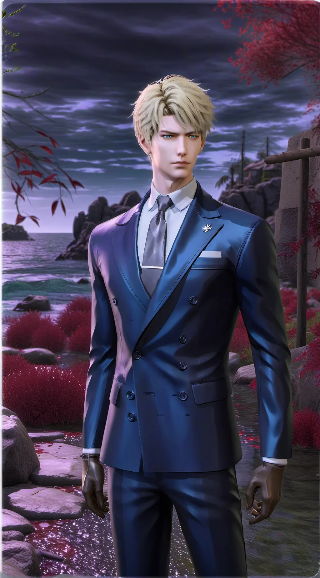 ai character: detective leon background