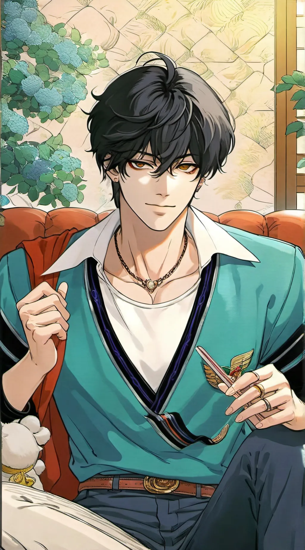 ai character: Oliver background