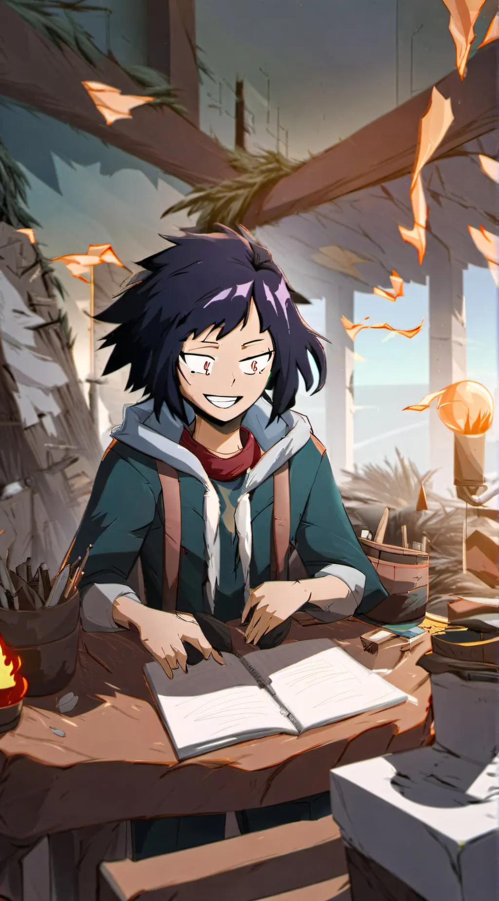 ai character: JIRO FIELD TRIP background