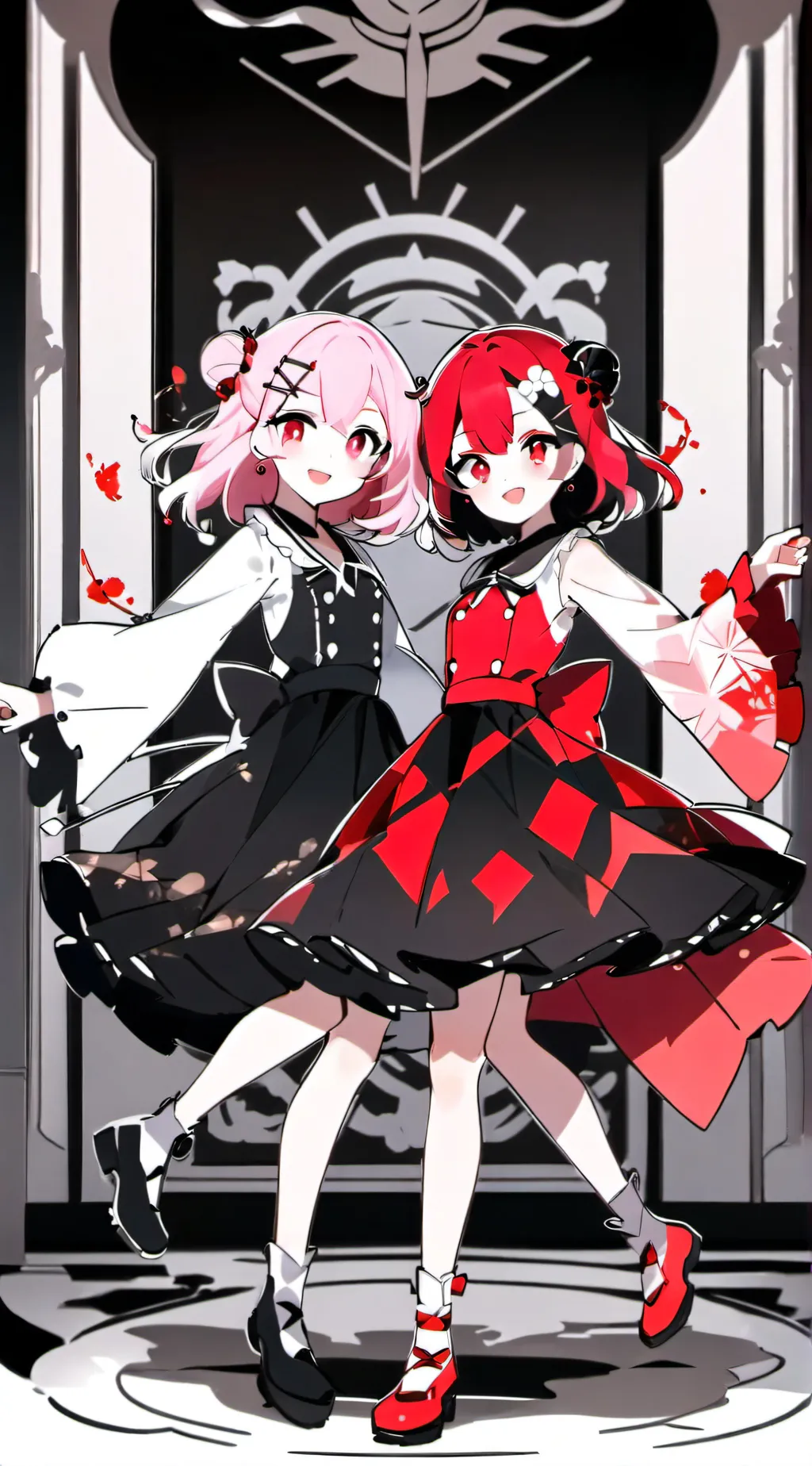 ai character: EW Snowy background