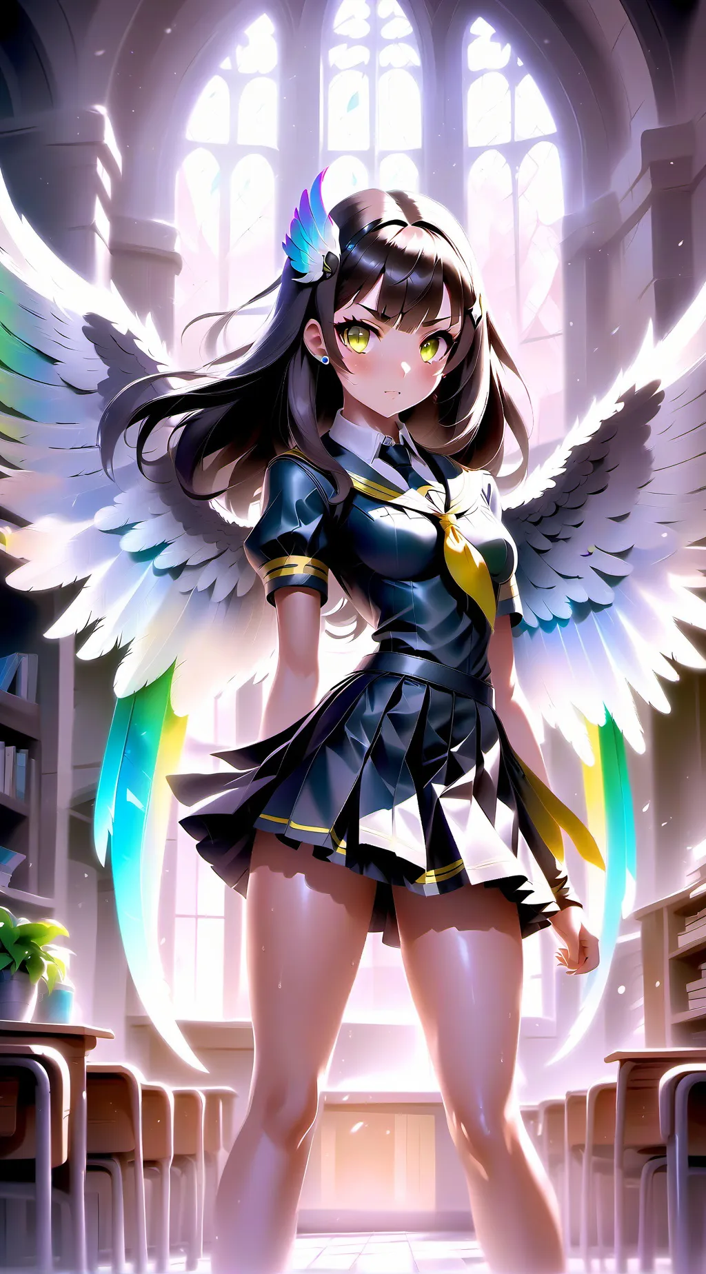 ai character: Skye background