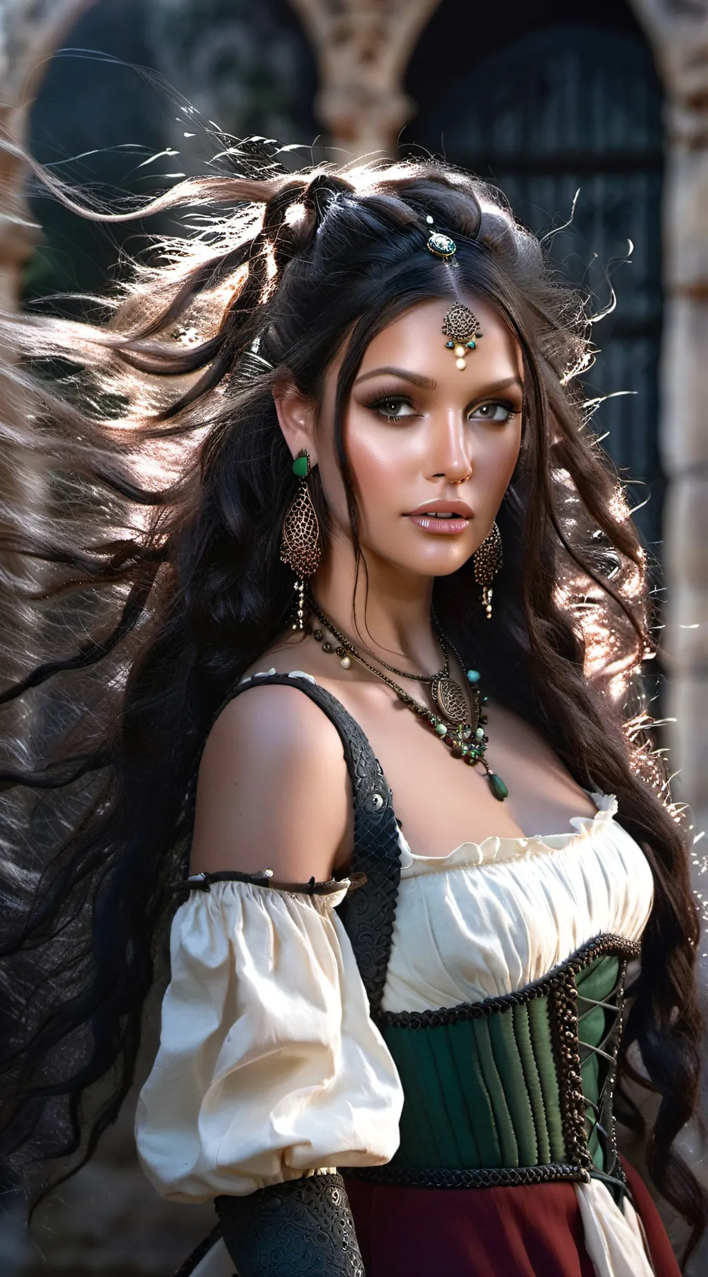 ai character: Aura background