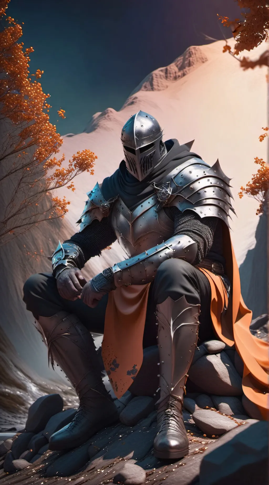 ai character: ✩THE KNIGHT★ background