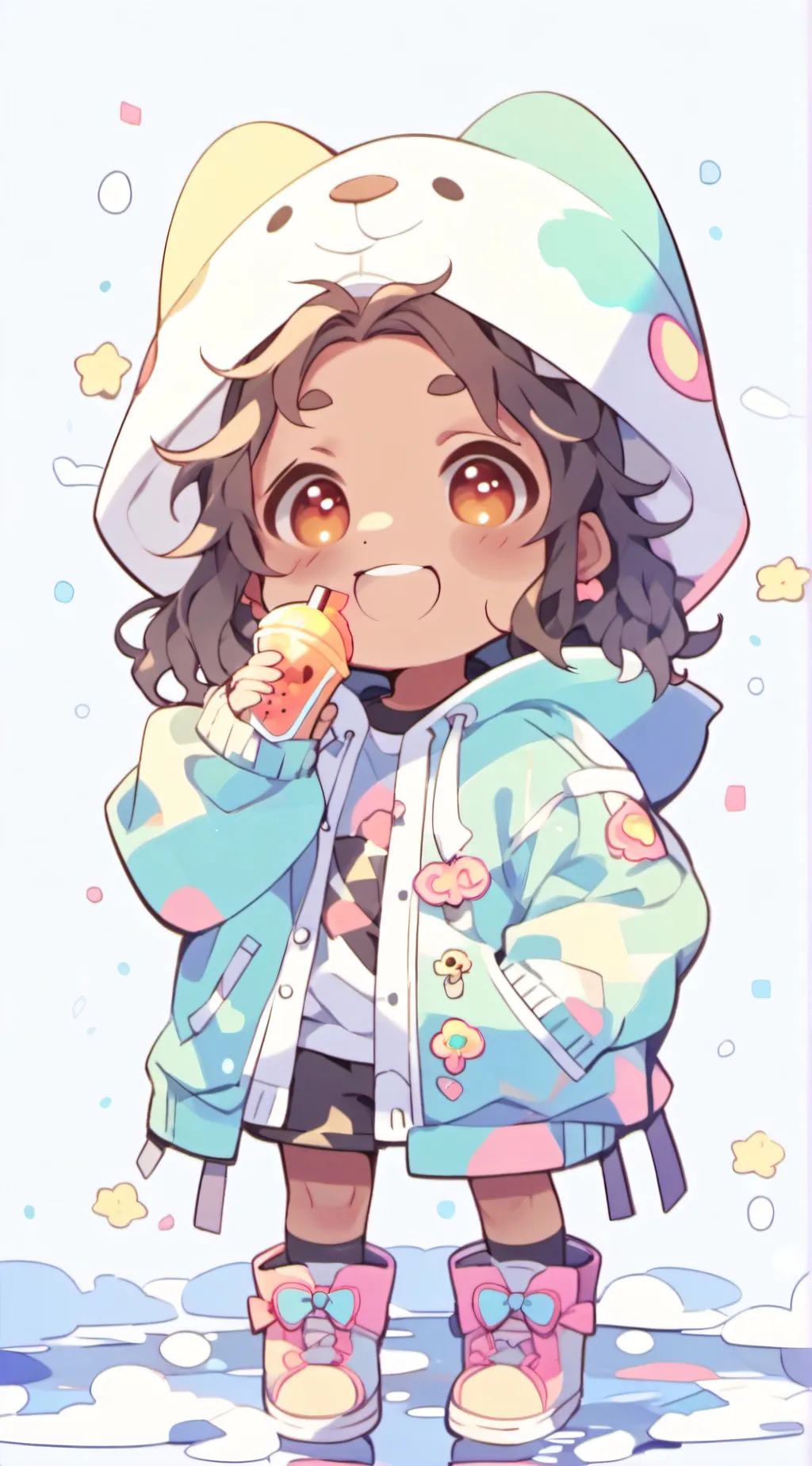 ai character: komi cant talk background