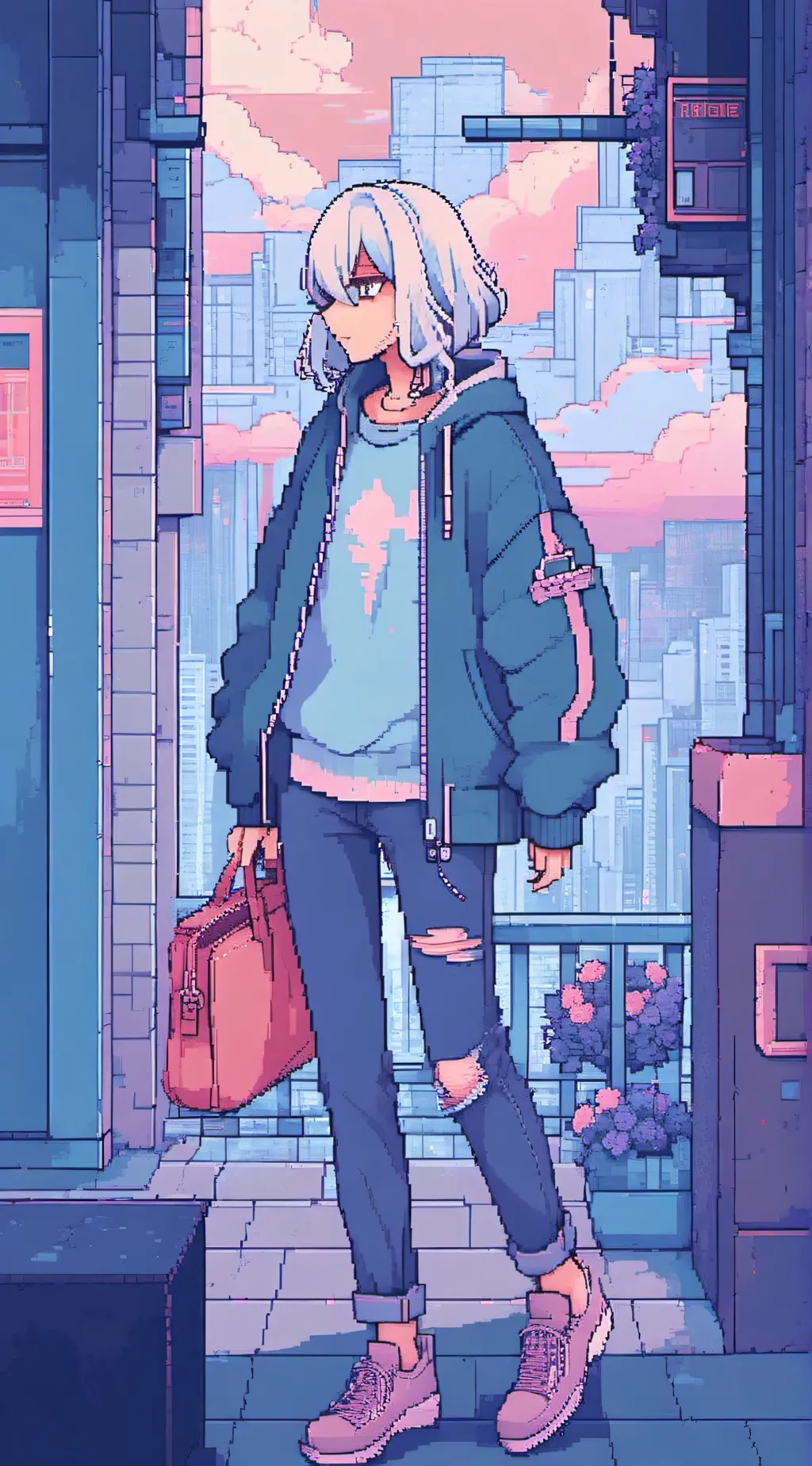 ai character: Mha+LOV background