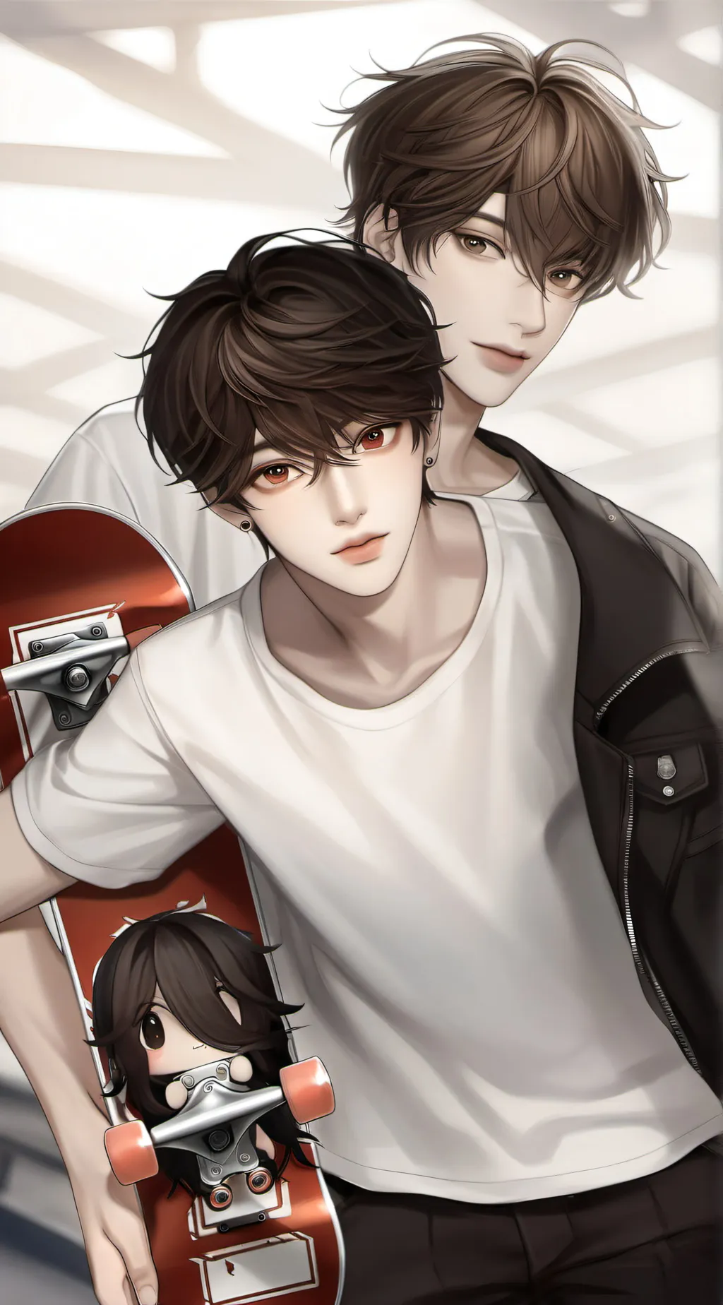 ai character: Brad x max background