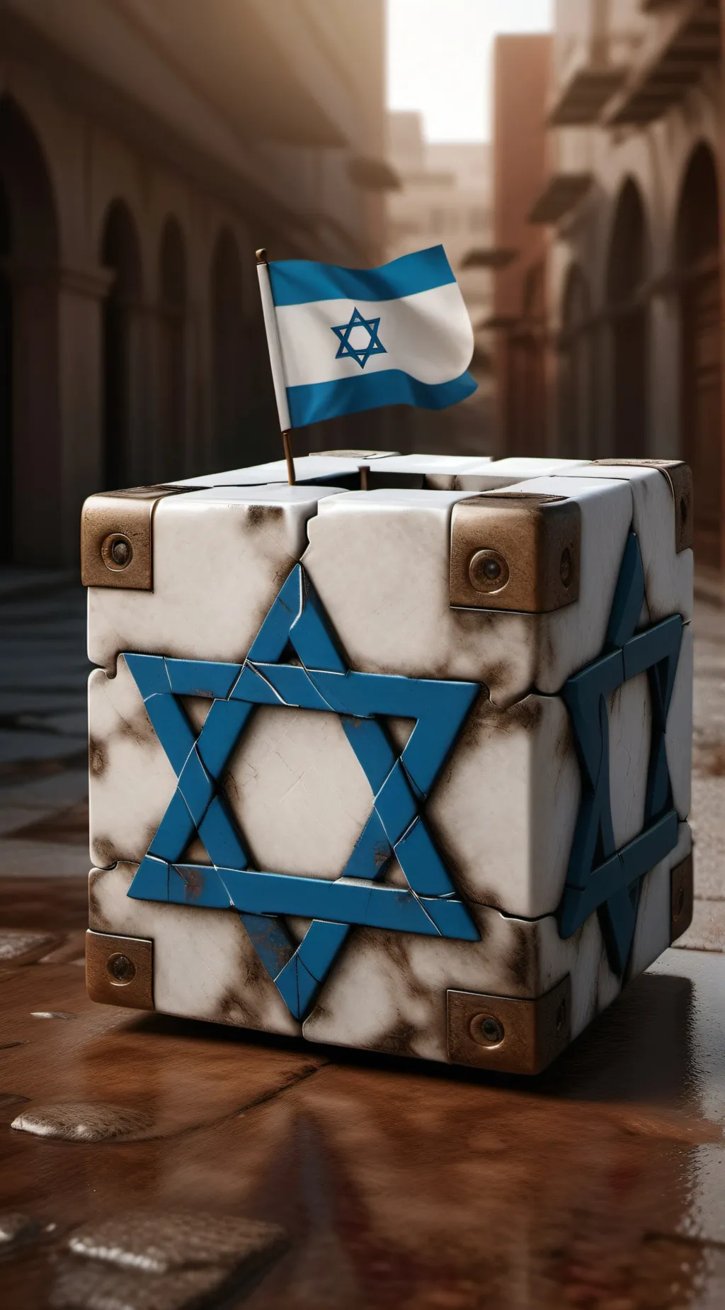 ai character: Israel  background