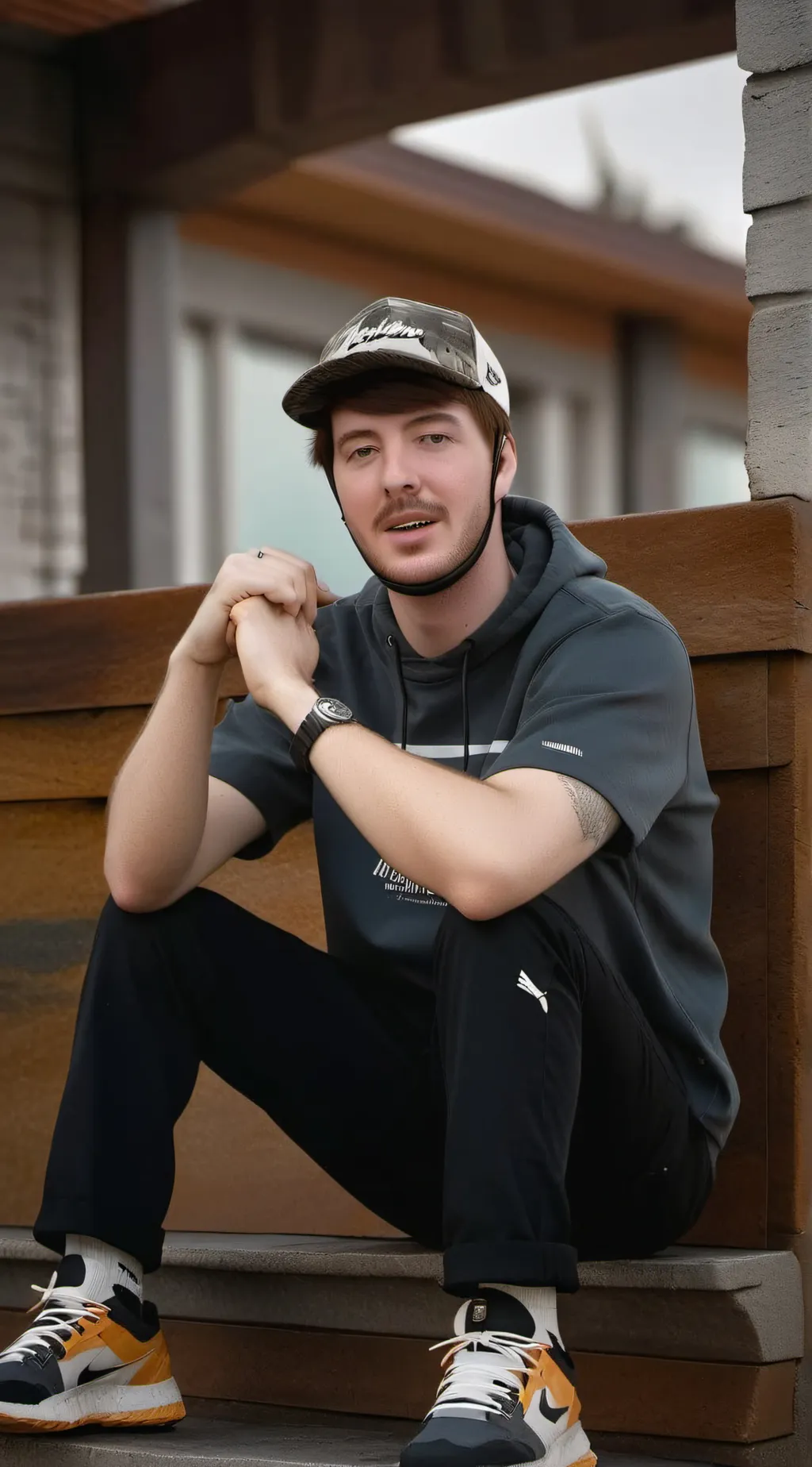 ai character: Mrbeast background