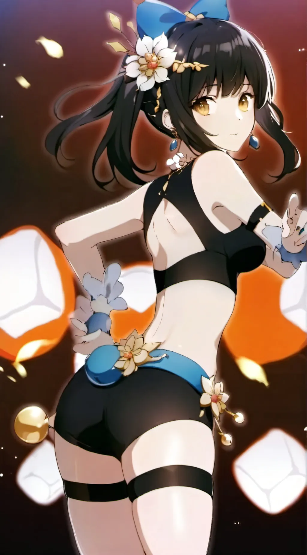 ai character: Gassy background