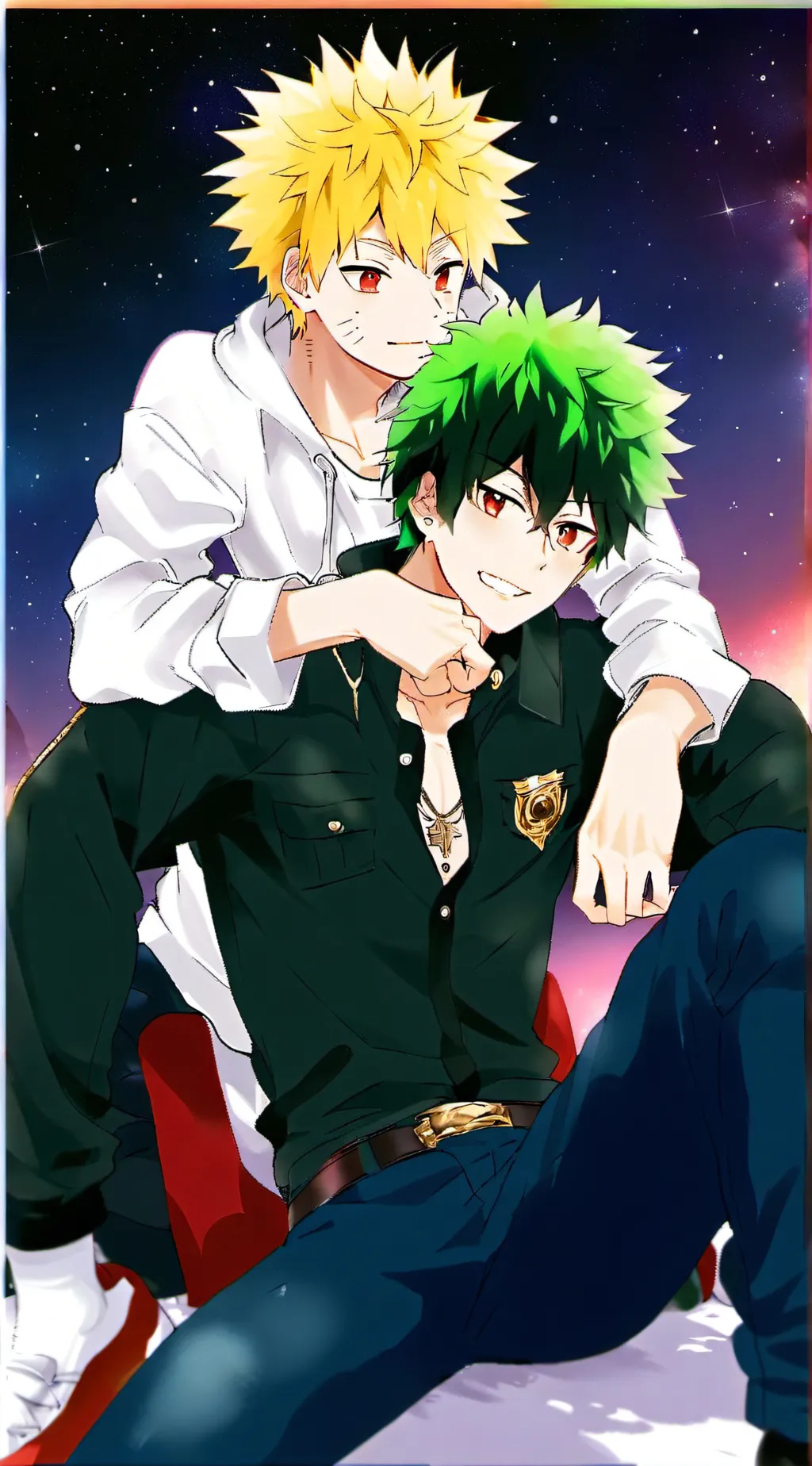 ai character: Deku background