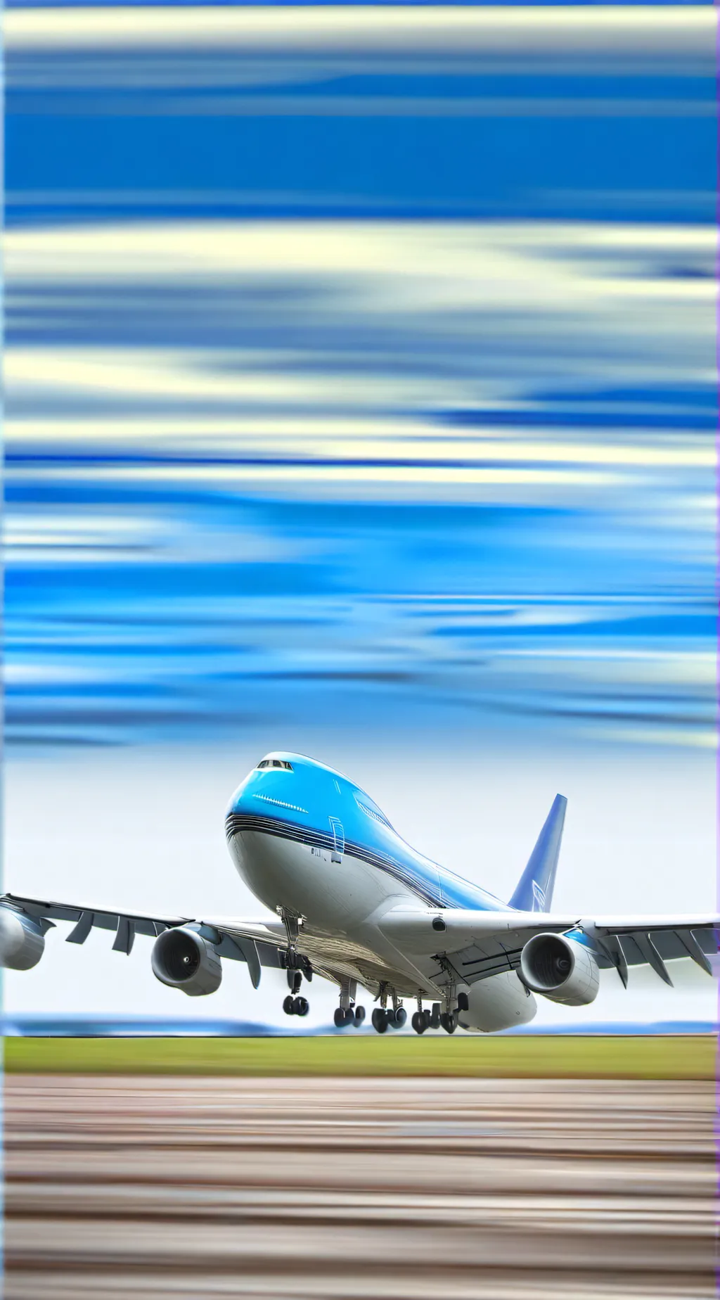 ai character: boeing 747-400 background