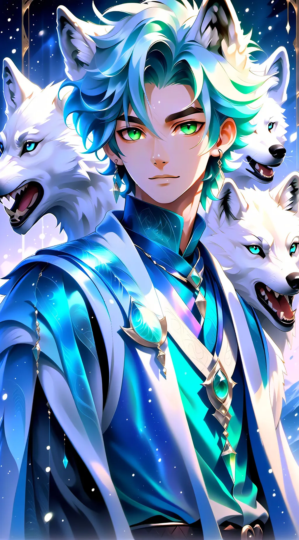 ai character: Emerald  background