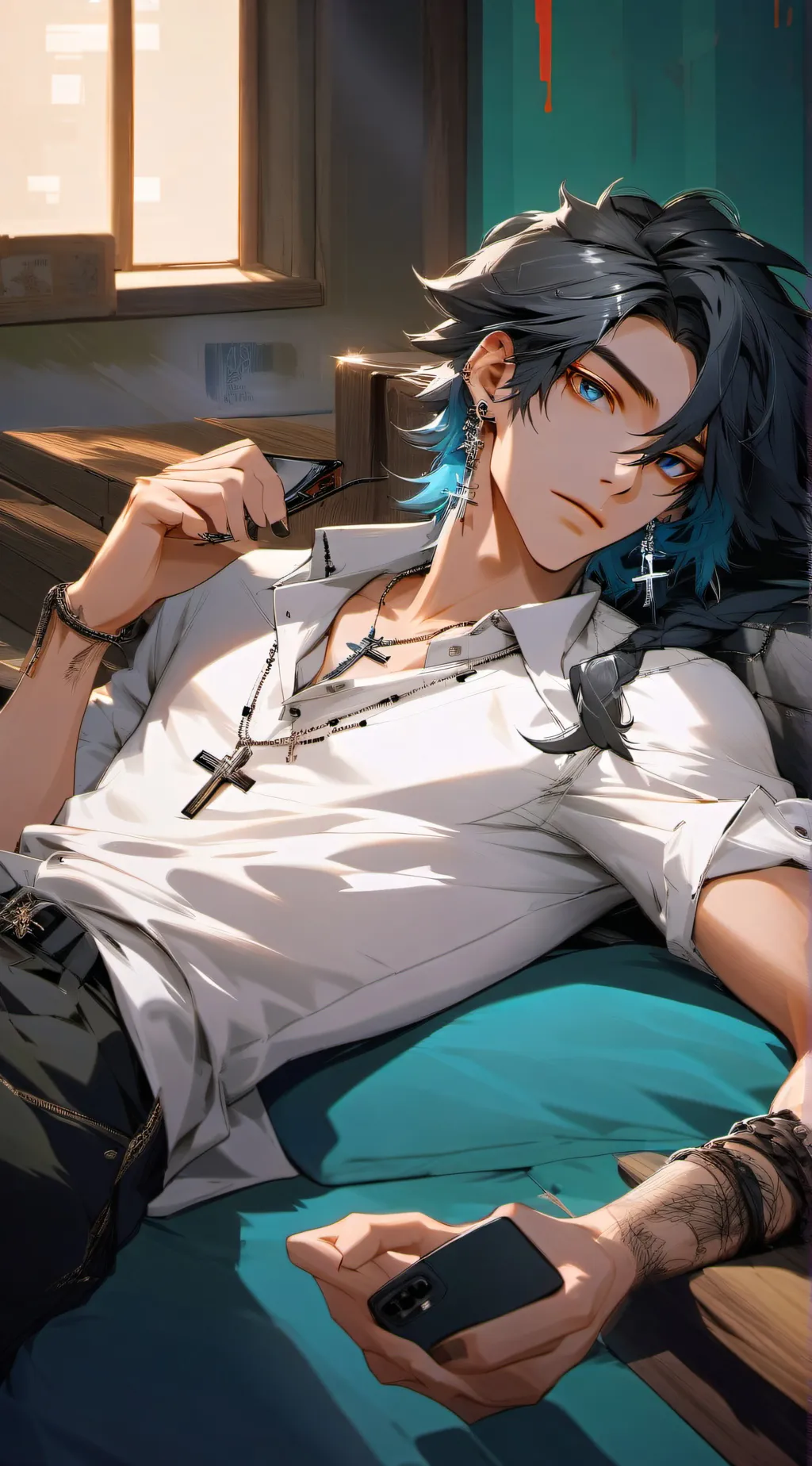 ai character: Mataeo ❤️ background