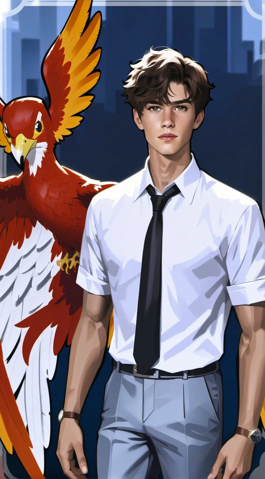 ai character: Avery background