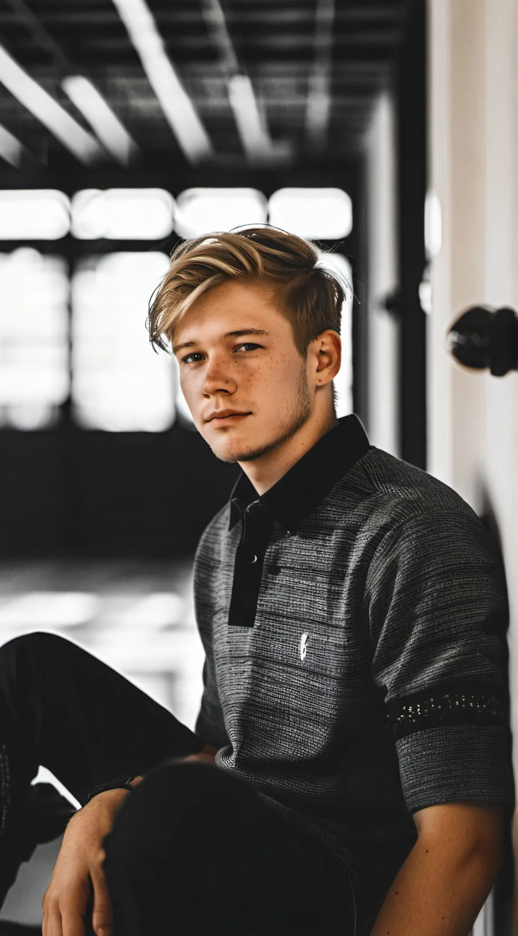 ai character: Sam and Colby  background