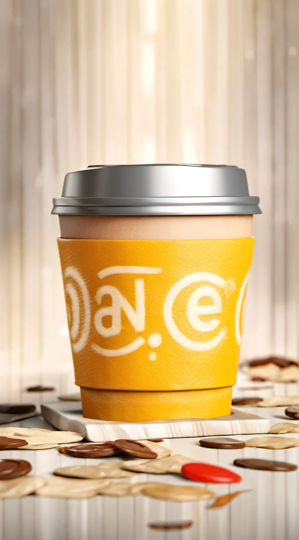 ai character: bottle background