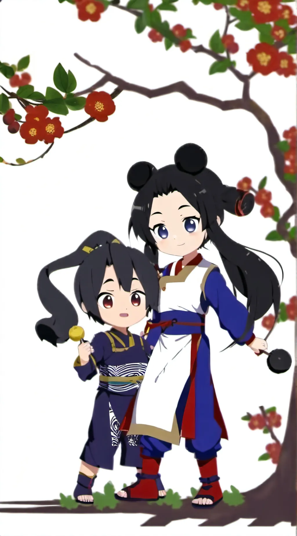 ai character: kny giyushino background