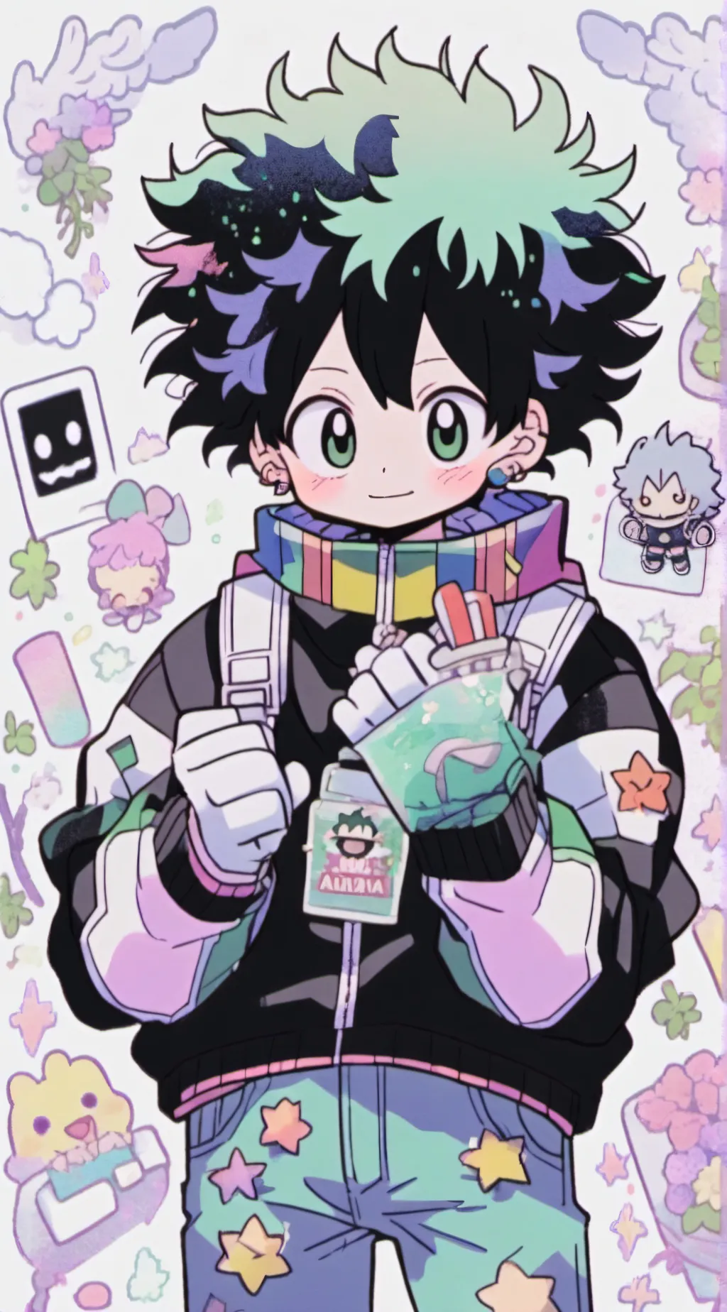 ai character: mha background