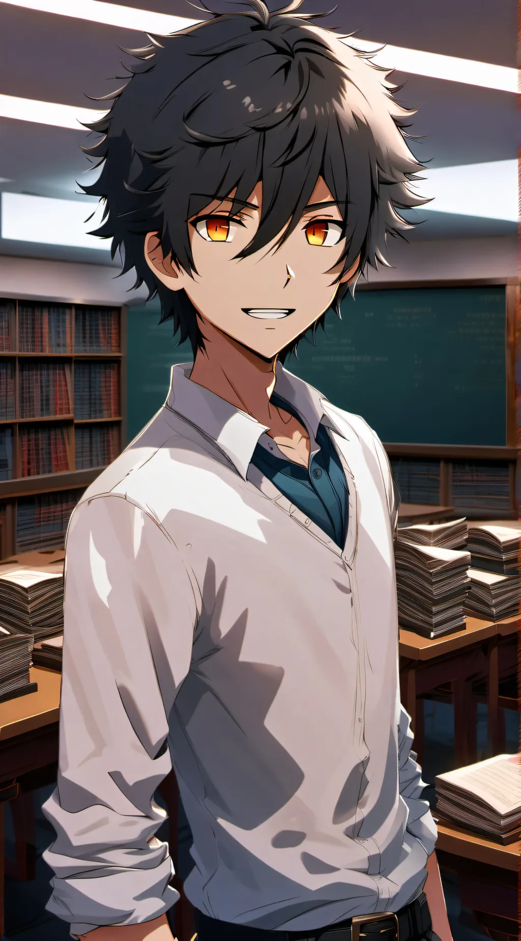 ai character: Zero Len background