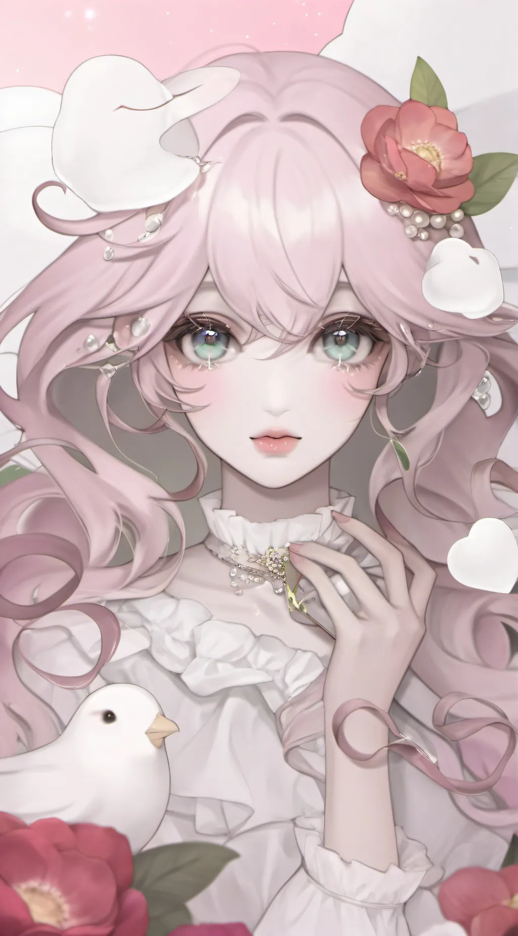 ai character: country balls background