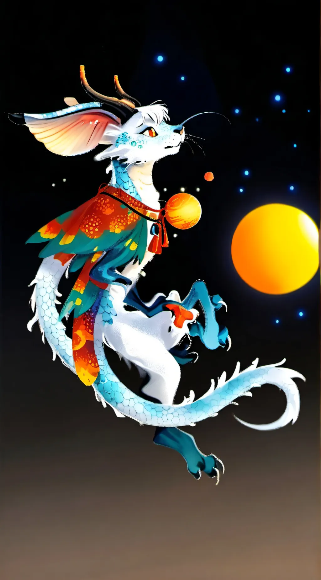 ai character: angel vs Valentino background