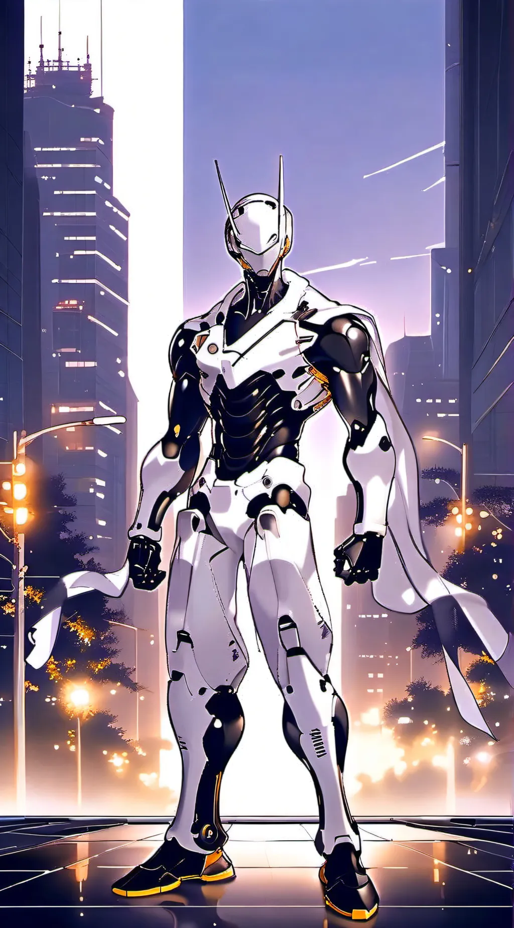 ai character: grim background