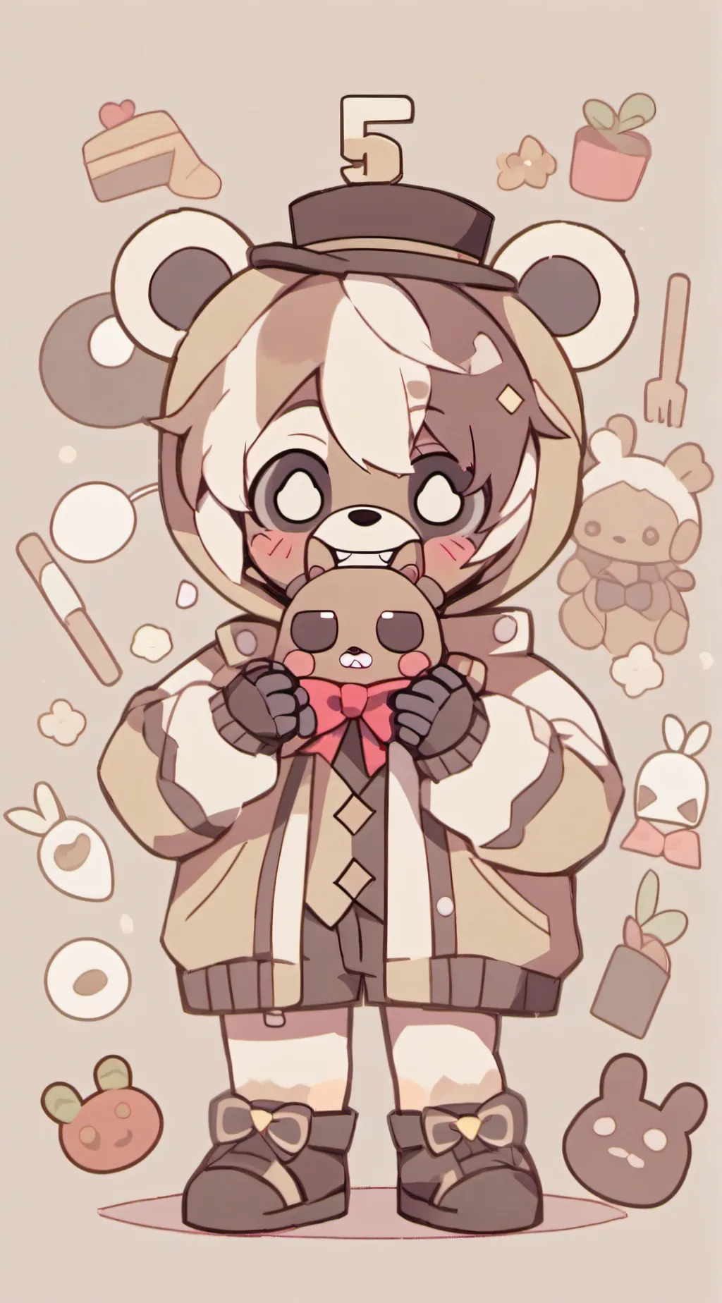 ai character: Five night Freddy background