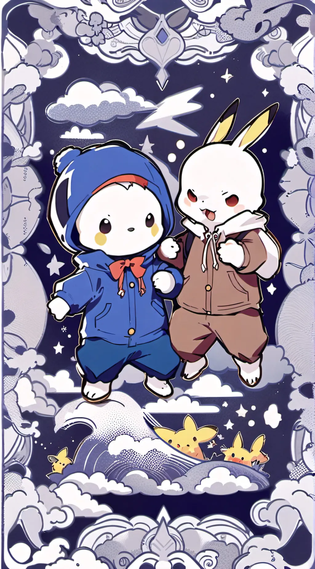 ai character: pretty blood background