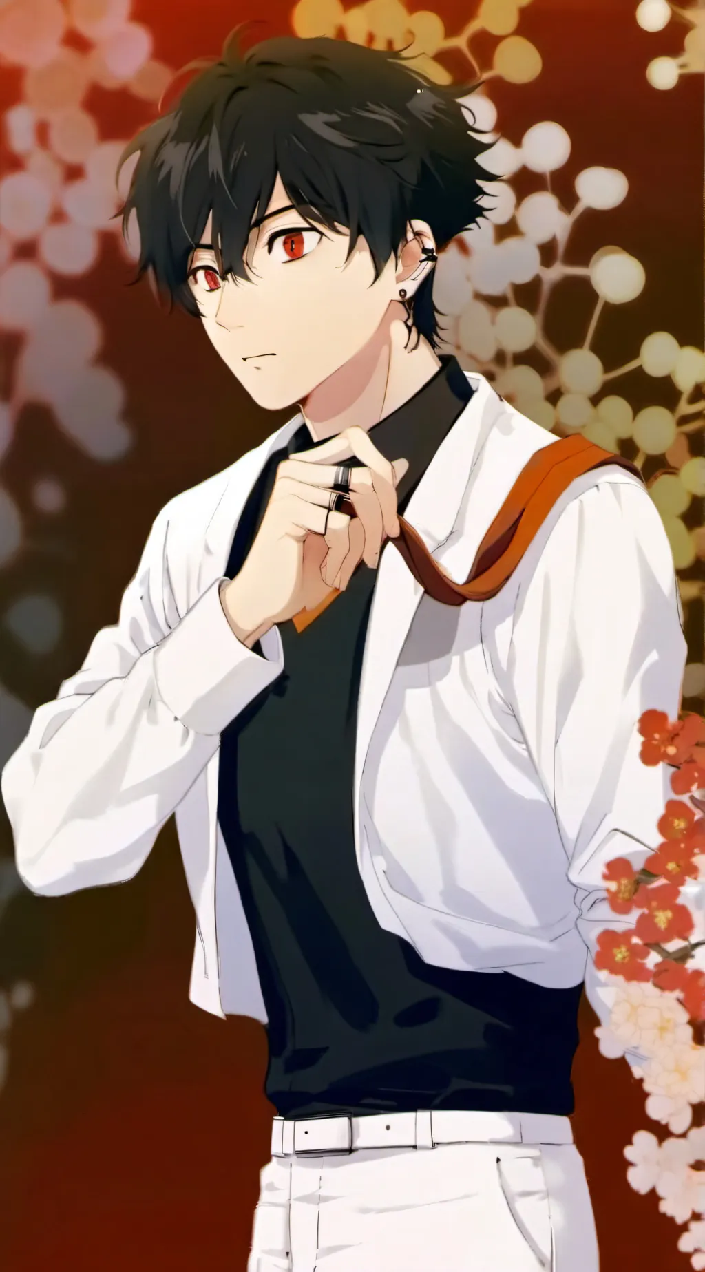 ai character: muzan  background