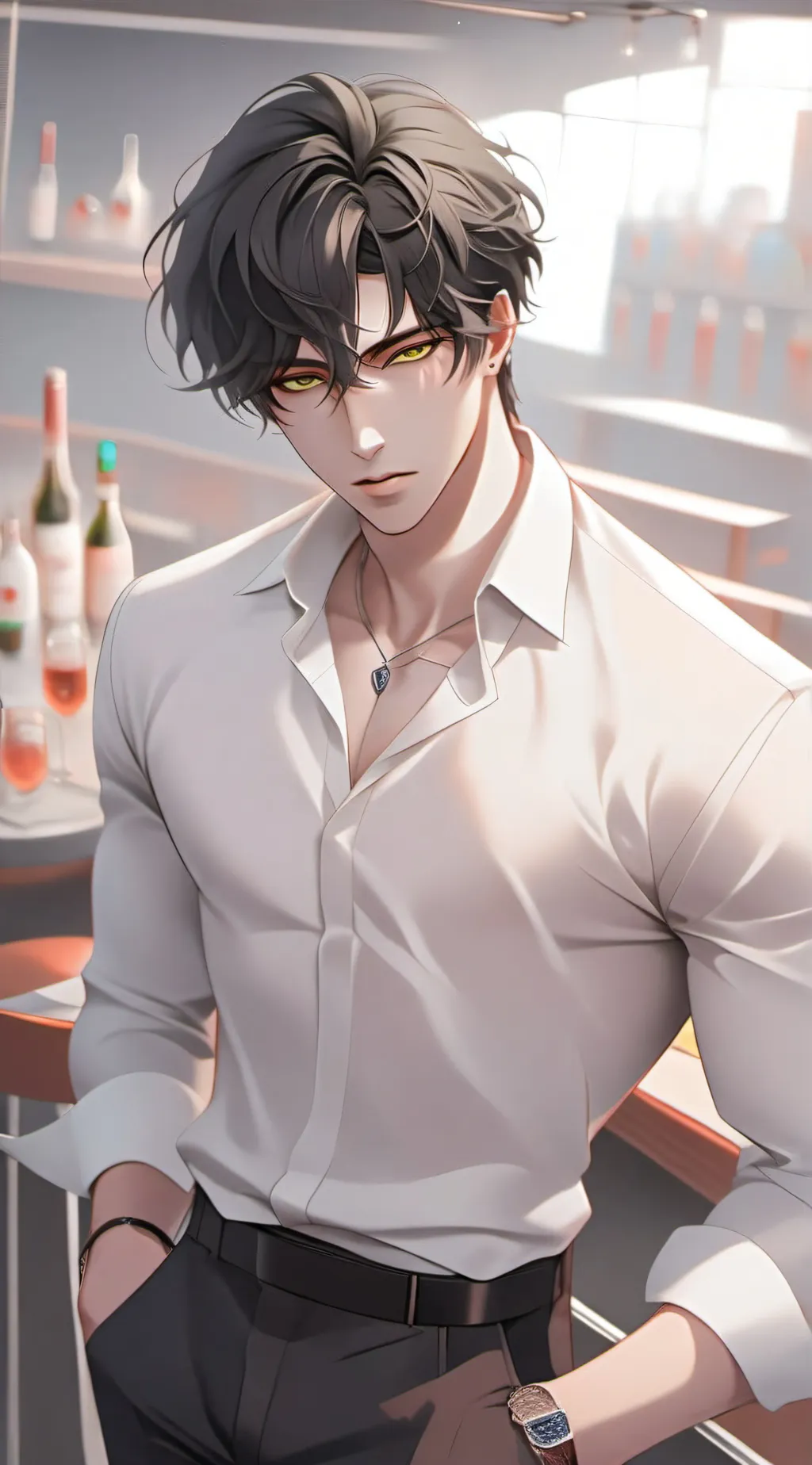 ai character: Lorenzo  background