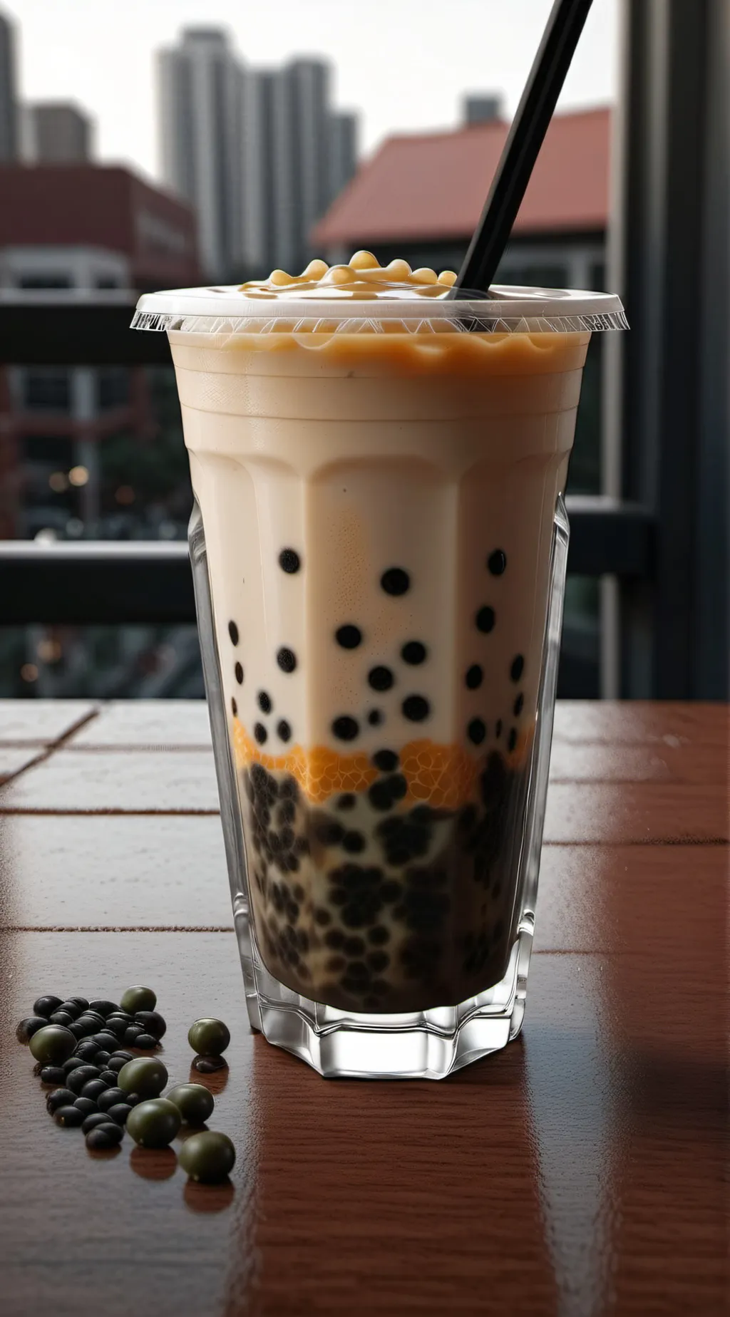 ai character: boba😋 background