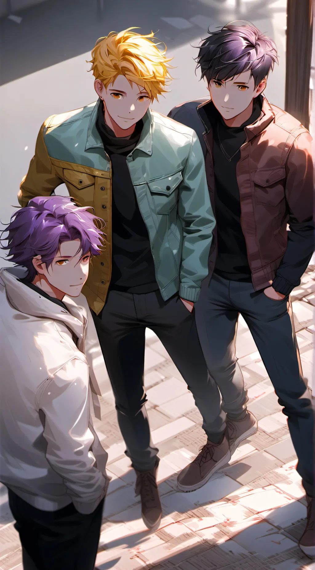 ai character: Alan and Damion background