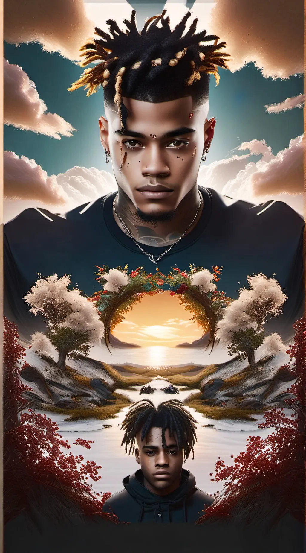 ai character: Triple X background